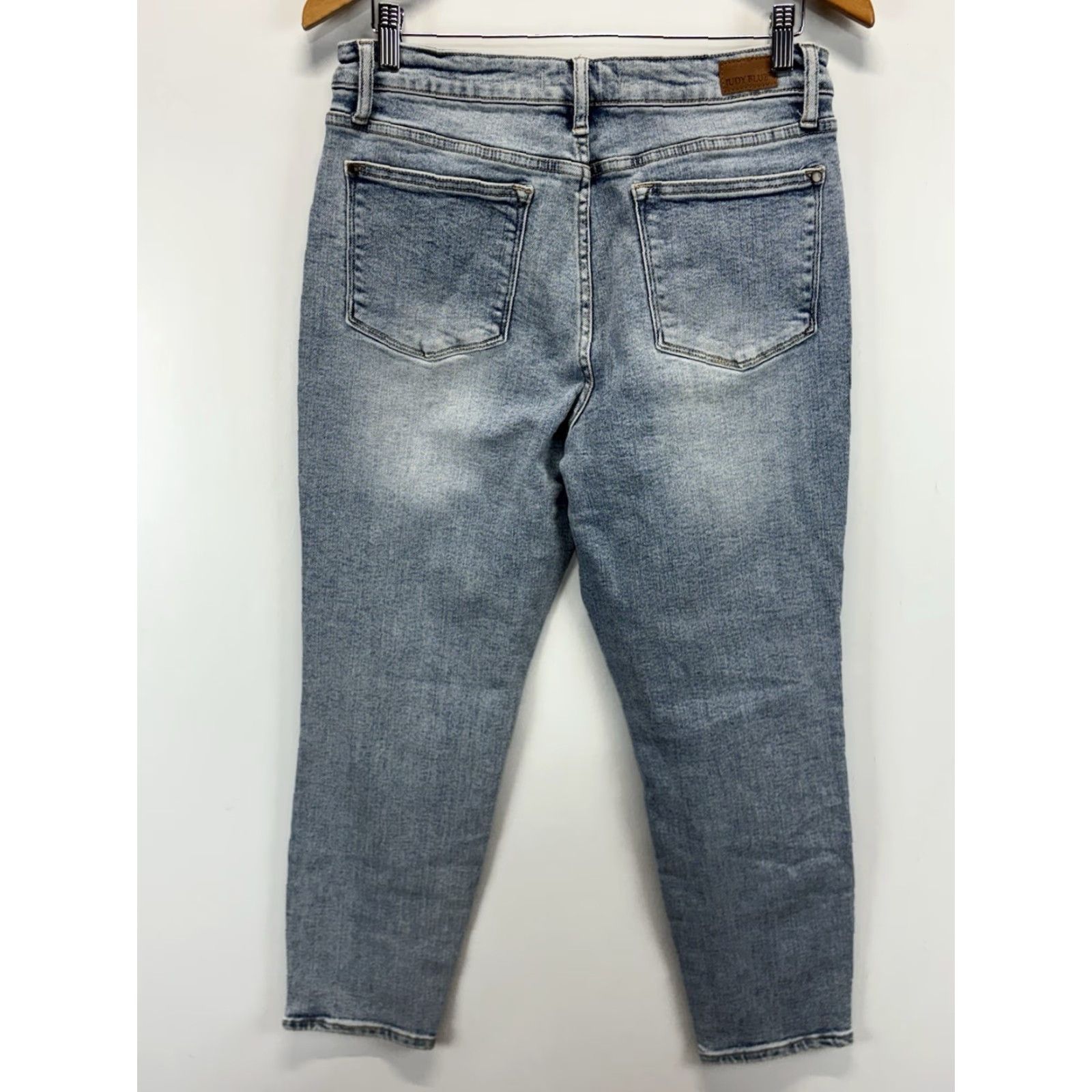 Denime Judy Blue Jeans Slim Fit 30 Women's Light Wash Blue Denim Skinny Stretch 5-Pocket City Preppy Vintage? No vintage. Size 30" / US 8 / IT 44 - 3 Thumbnail