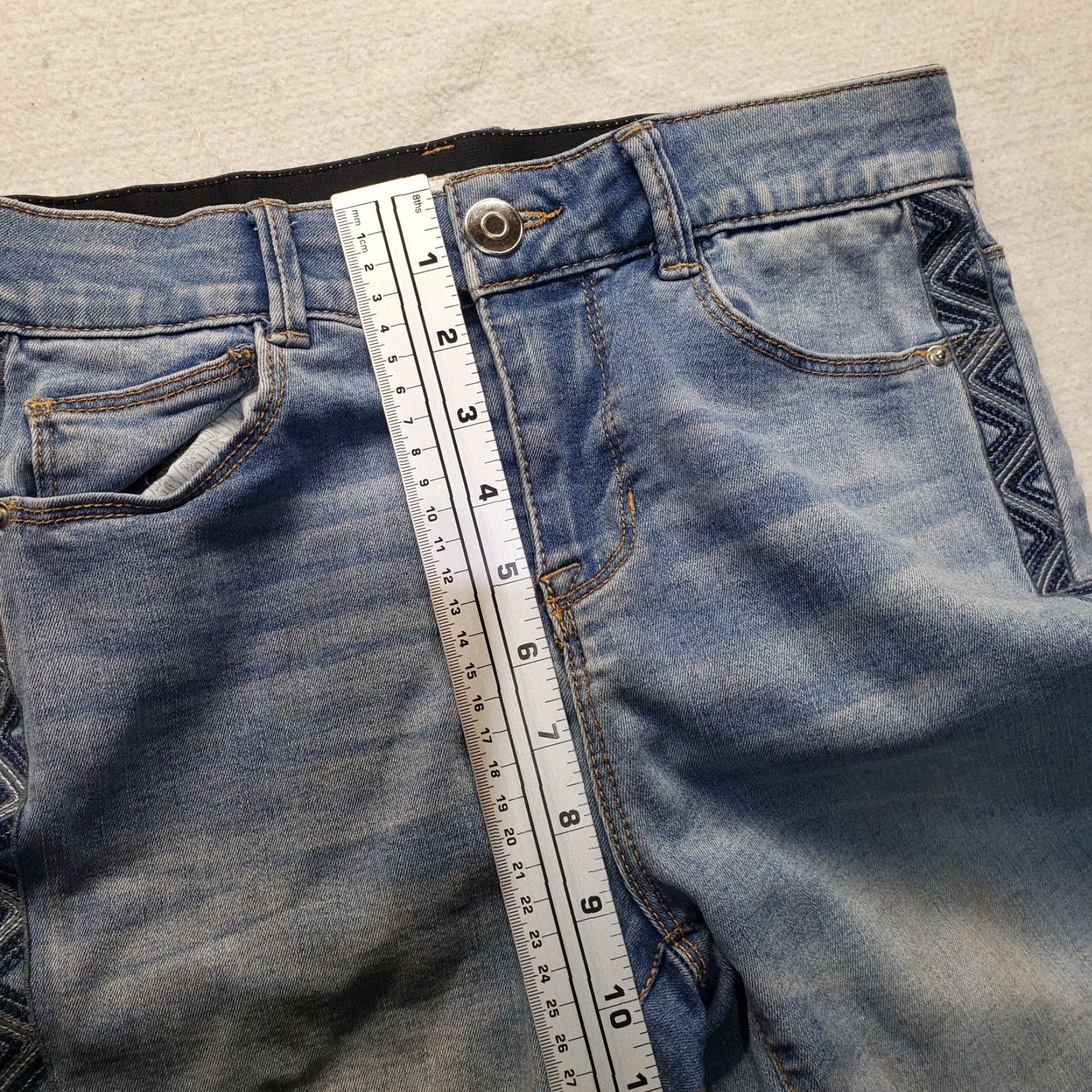 Vintage VINTAGE Knox Rose Skinny Crop Jeans Denim Blue Adult Women's Size 2 Size 26" / US 2 / IT 38 - 5 Thumbnail