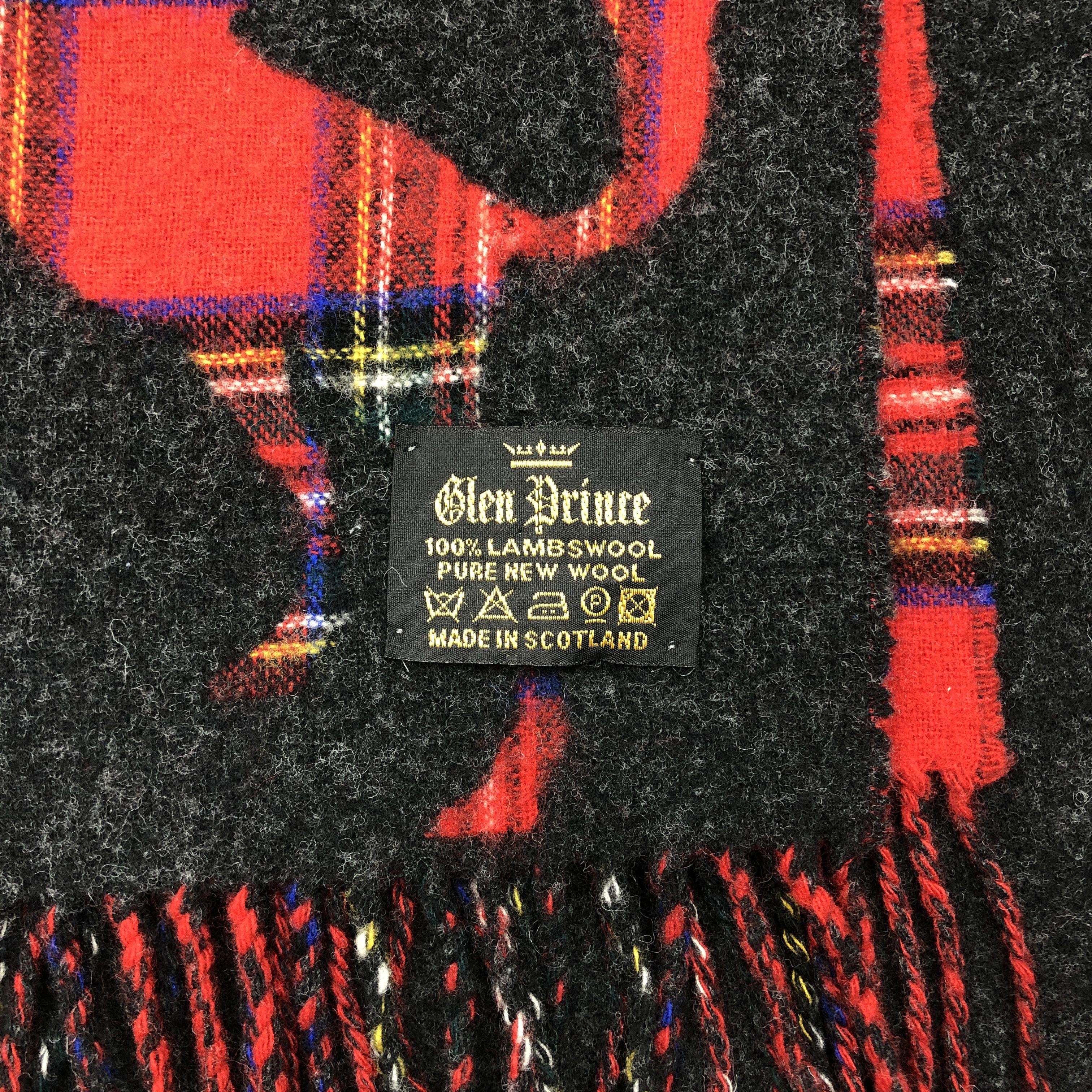 Vintage Vintage Glen Prince Scarf Reversible Horse Plaid Scarves Size ONE SIZE - 5 Thumbnail