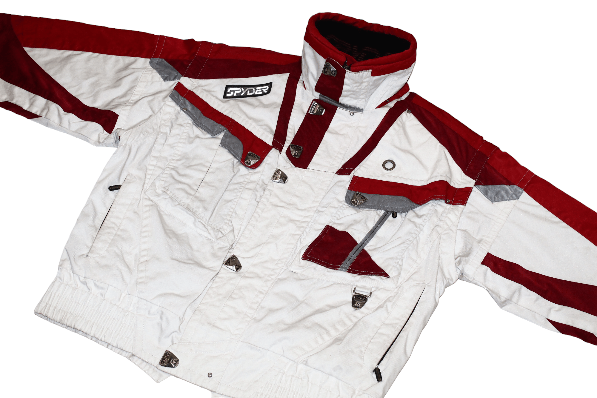 Spyder VTG🔥 Spyder USA Thinsulate 2in1 Ski Jacket removable sleeve Size US L / EU 52-54 / 3 - 5 Thumbnail