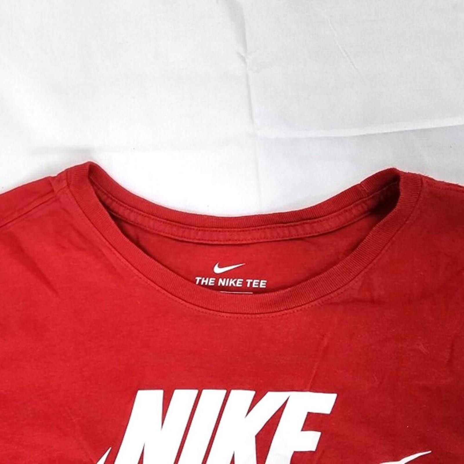 Nike Nike Red Just Do It T-Shirt Size US S / EU 44-46 / 1 - 3 Thumbnail