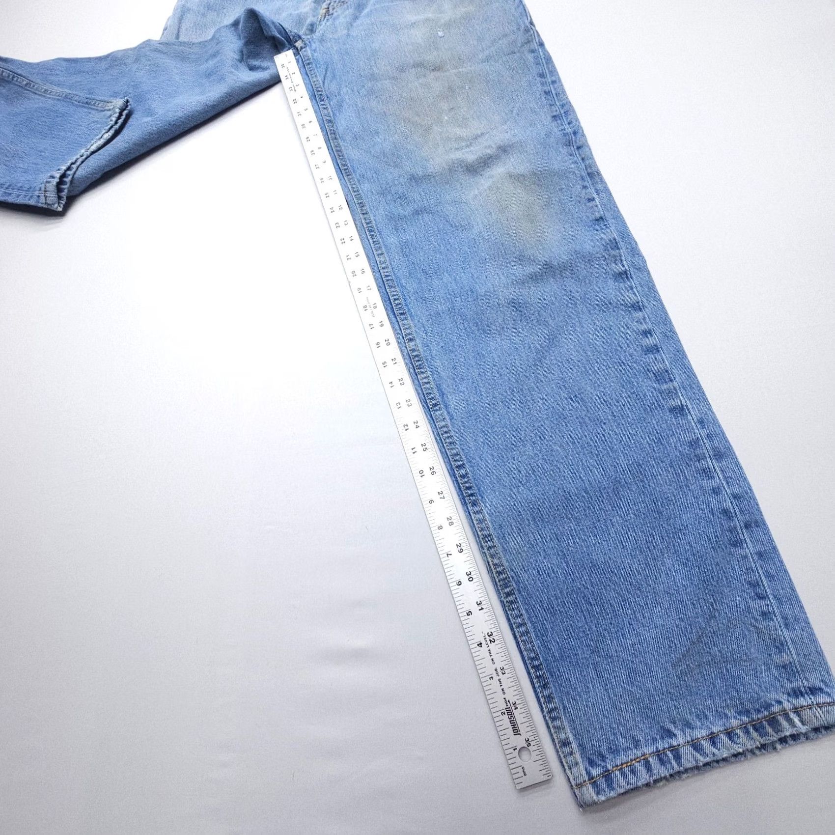 Levi's Levi's 560 Jeans Mens 36 Regular Blue Denim 5-Pocket Comfortable Relaxed Fit Inseam 37 Size US 36 / EU 52 - 5 Thumbnail