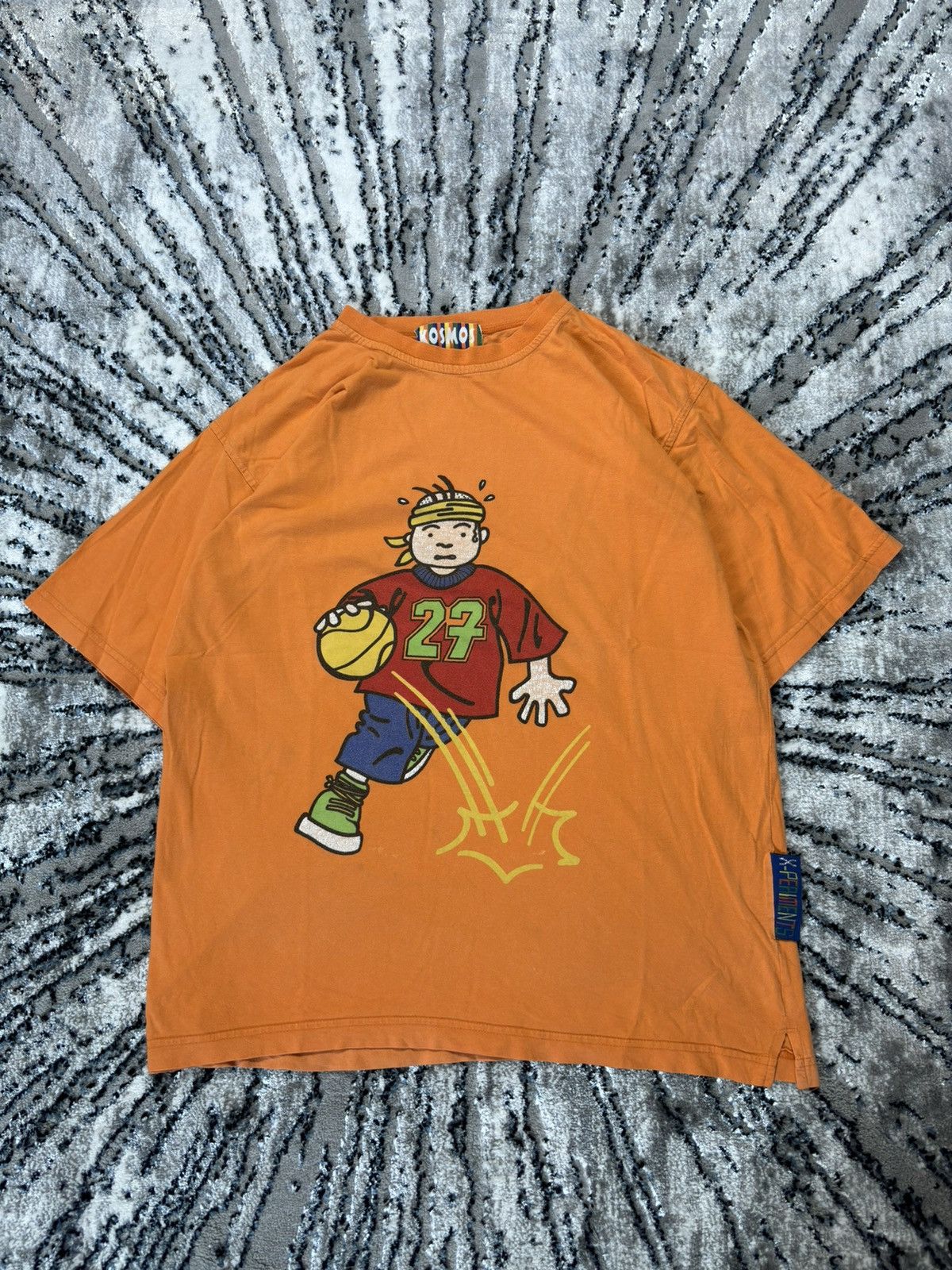JNCO Vintage Jinco Style Basketball Player Skateboard Boxy Tee Size US XL / EU 56 / 4 - 1 Thumbnail