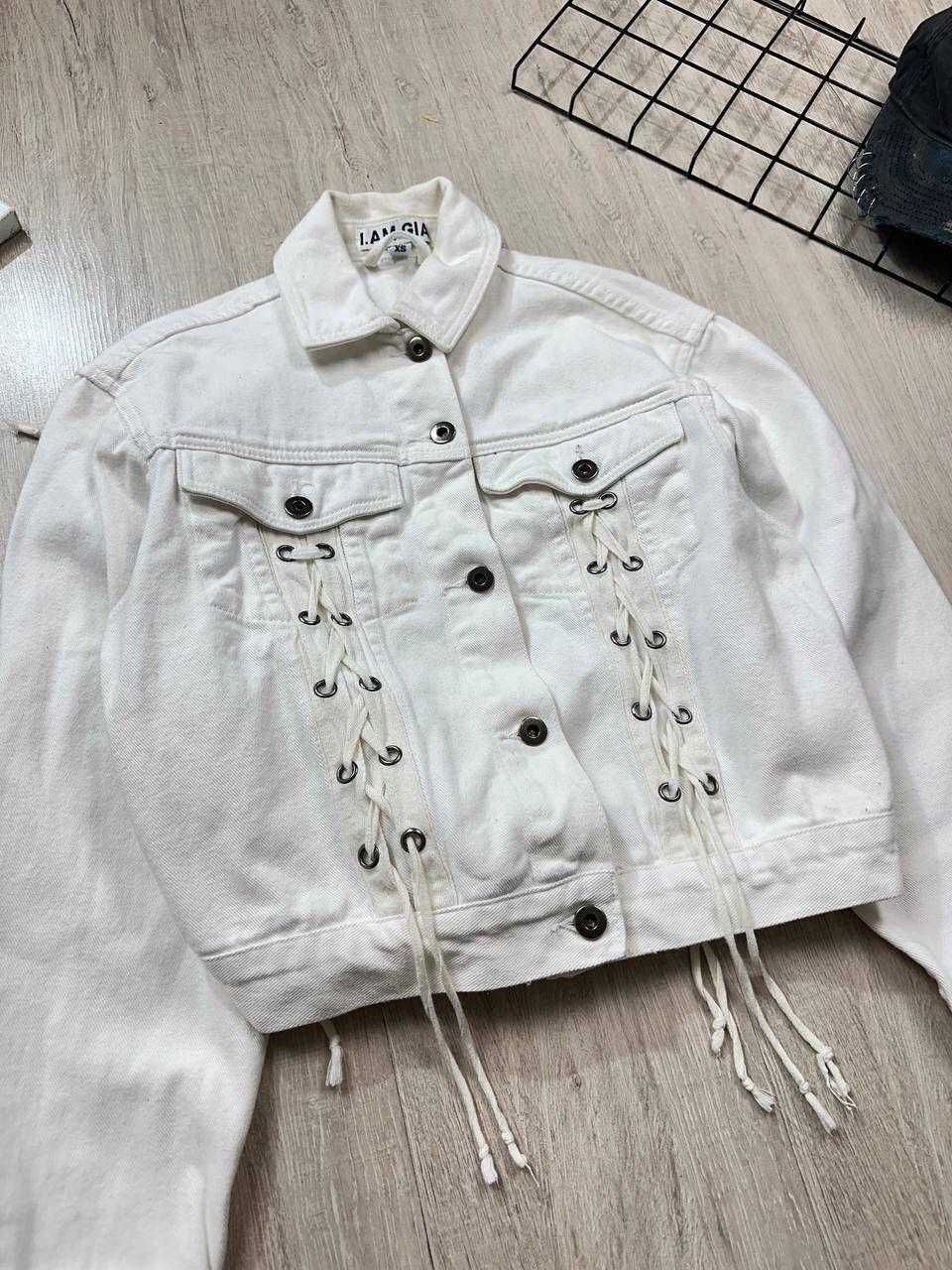 I.AM.GIA × Vintage Vintage Avantgarde I Am Gia Denim Jacket Size S / US 4 / IT 40 - 4 Thumbnail
