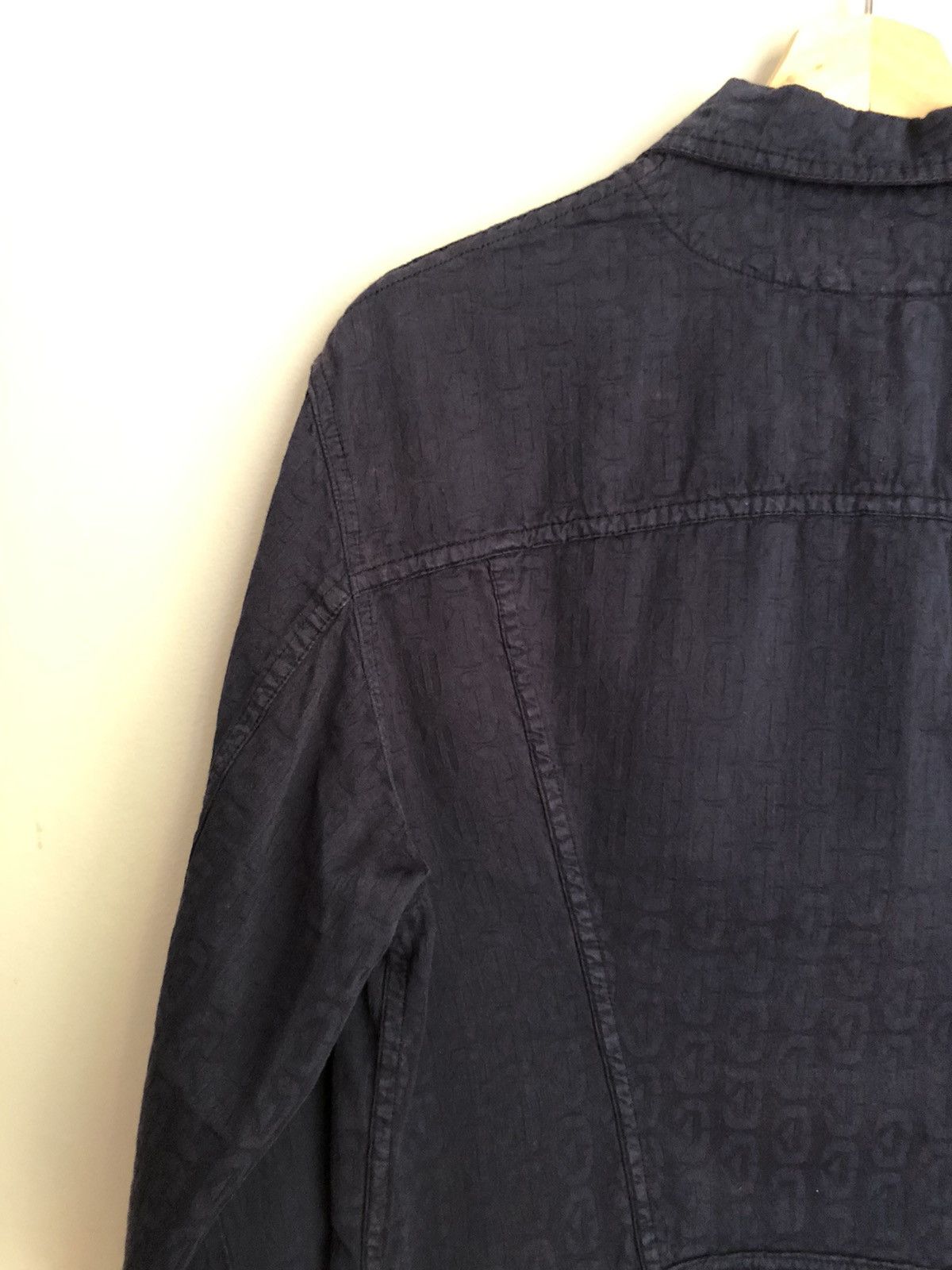 Katharine Hamnett London Vintage Katharine Hamnett Textured Logo Denim Jacket Size US S / EU 44-46 / 1 - 18 Thumbnail