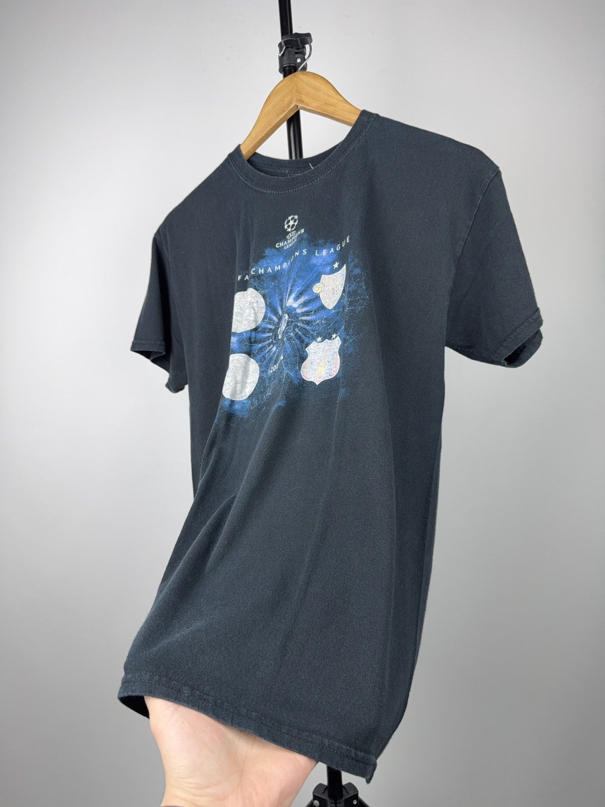 UEFA 00s Vintage UEFA Champions League 2013/14 Graphic T-Shirt Size US M / EU 48-50 / 2 - 9 Thumbnail