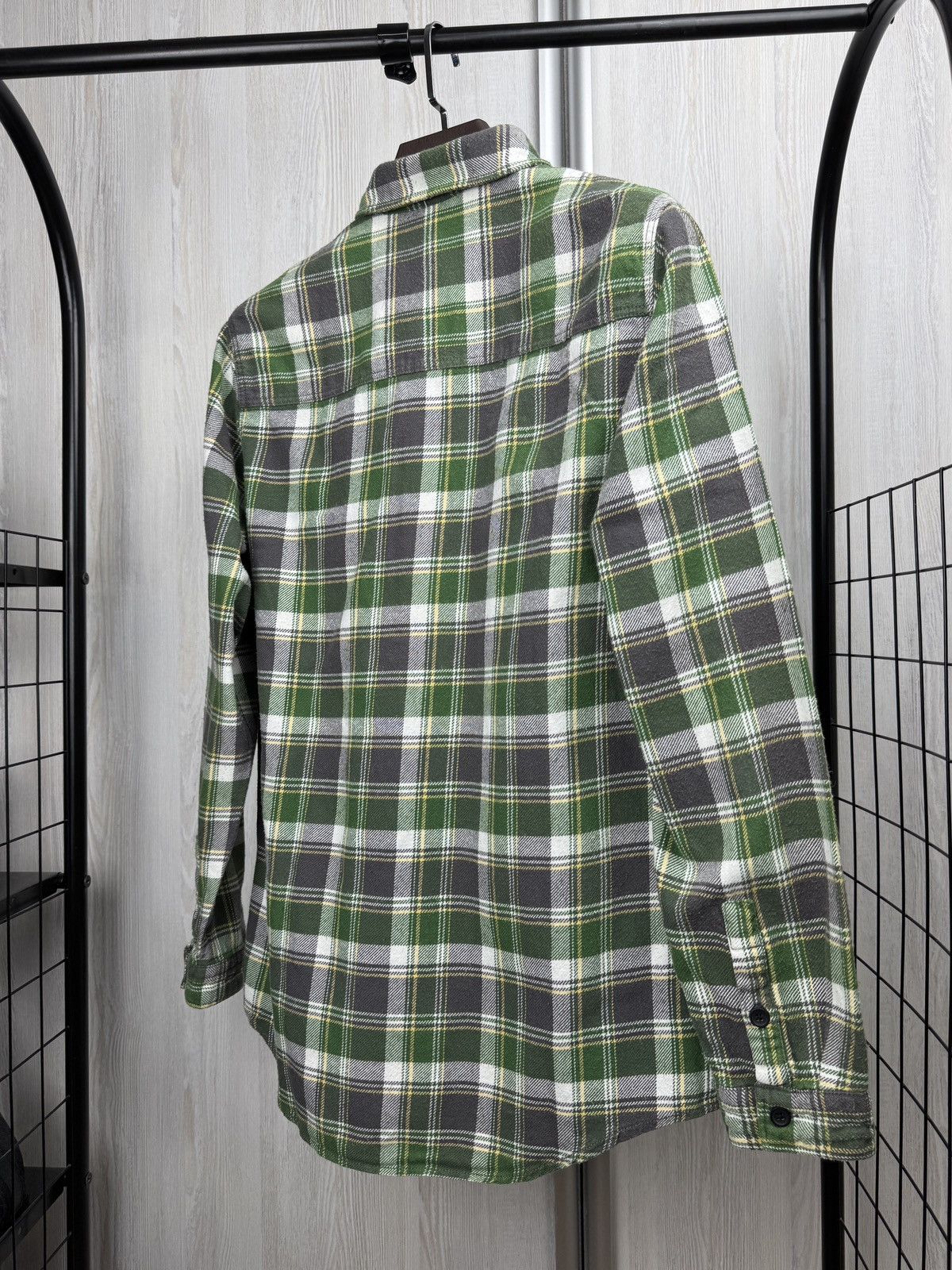 Nudie Jeans Nudie Jeans checkered green flannel long sleeve shirt Size US M / EU 48-50 / 2 - 7 Thumbnail