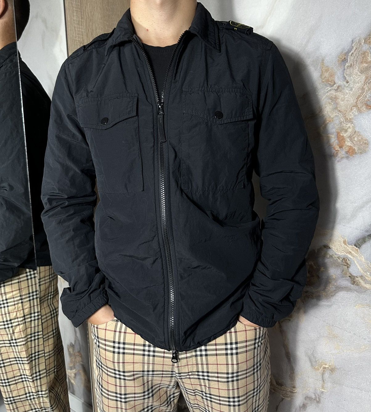 Stone Island Mens Overshirt Stone Island Nylon Jacket Size US M / EU 48-50 / 2 - 2 Thumbnail