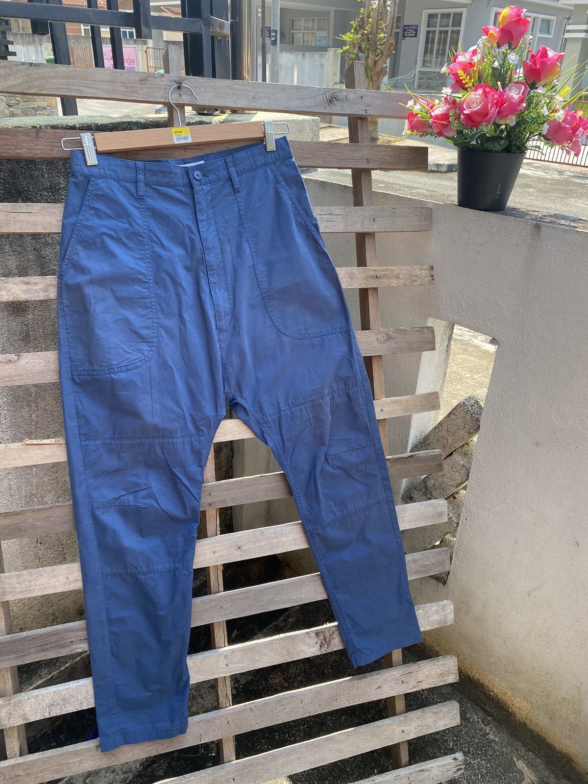 Ne-Net Vintage Ne-net By Issey Miyake Trousers Cotton Pants Size US 29 - 4 Thumbnail