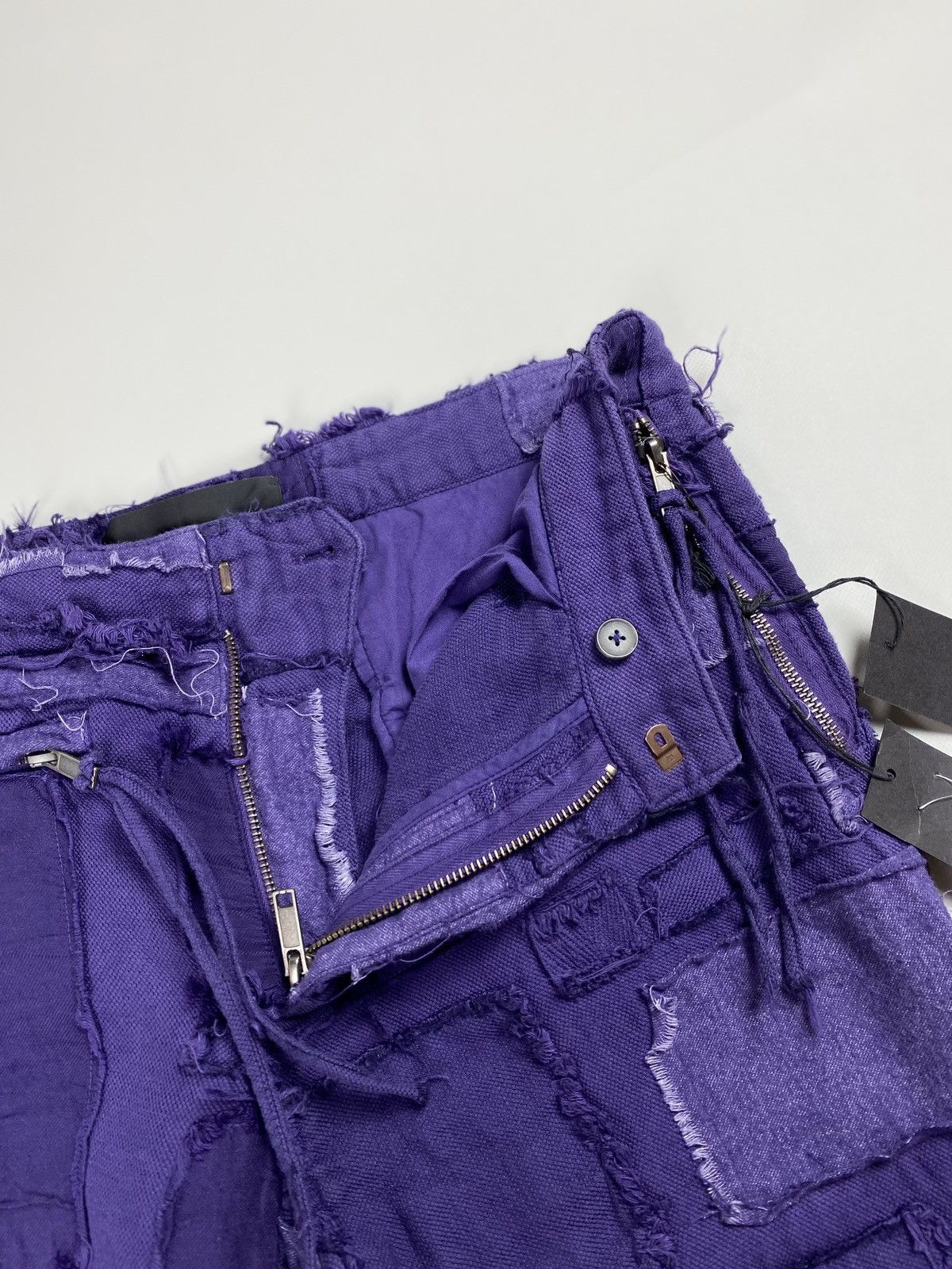 Haider Ackermann BNWT! Haider Ackermann ladies patchwork cropped pants Size 26" / US 2 / IT 38 - 13 Thumbnail
