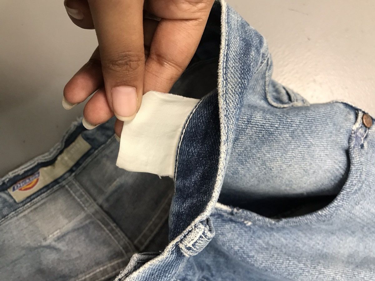 Dickies × Vintage Vintage dickies spell out embroidered denim Size US 33 - 8 Thumbnail
