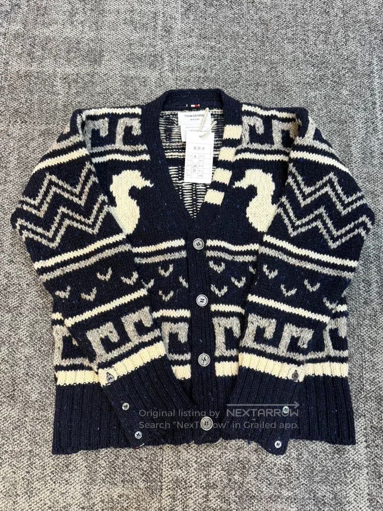 Thom Browne Thom Browne Pullover Sweater Size US XL / EU 56 / 4 - 1 Thumbnail