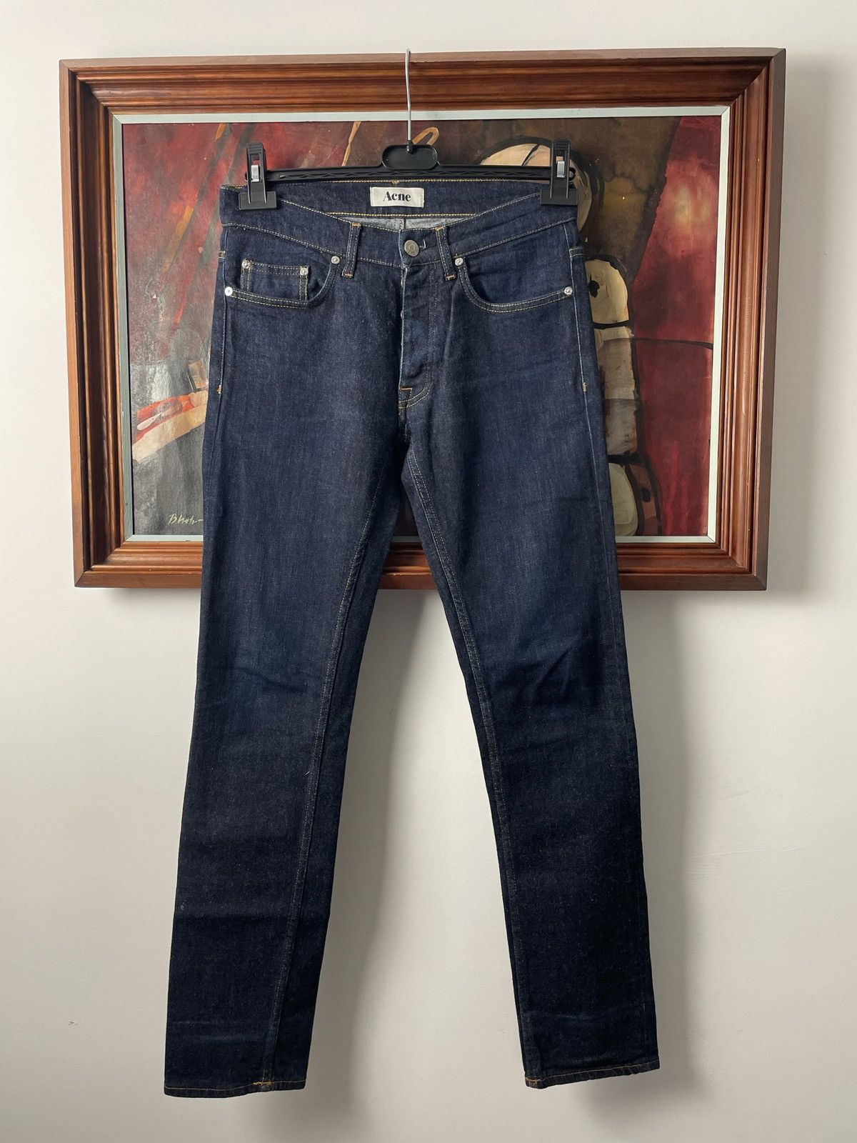Acne Studios Acne Studios Roc Soft Raw Denim Pant Streetwear Jeans Rare Size US 30 / EU 46 - 1 Thumbnail
