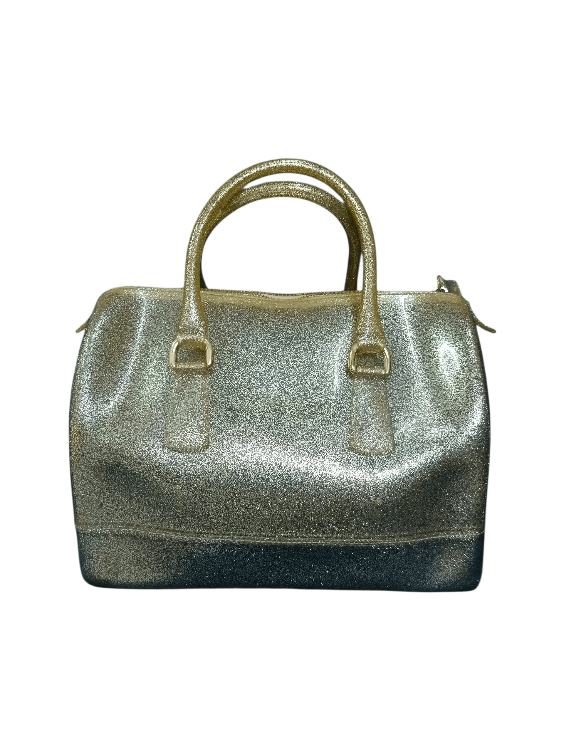 Furla Furla Candy Bag - Oro Glam Gold Glitter Jelly Satchel Size ONE SIZE - 2 Thumbnail