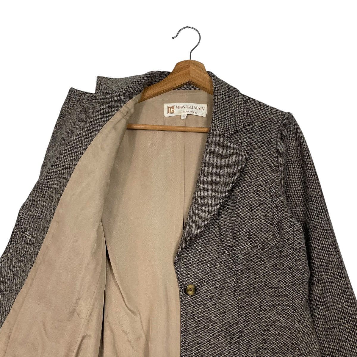 Pierre Balmain Miss Balmain Houndstooth Jacket Size S / US 4 / IT 40 - 10 Thumbnail