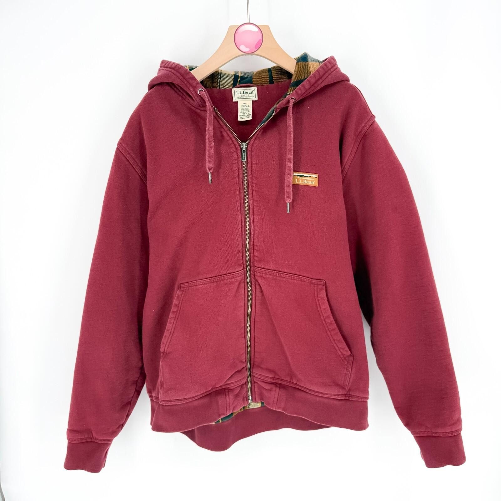 L.L. Bean L.L.Bean Katahdin Iron Works Hoodie Workwear Flannel Mens M Size US M / EU 48-50 / 2 - 1 Thumbnail