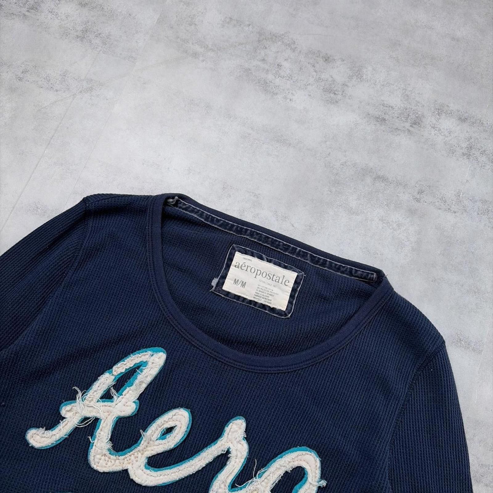 Aeropostale Y2K Navy Aeropostale Grunge Babydoll Top Size M / US 6-8 / IT 42-44 - 5 Thumbnail
