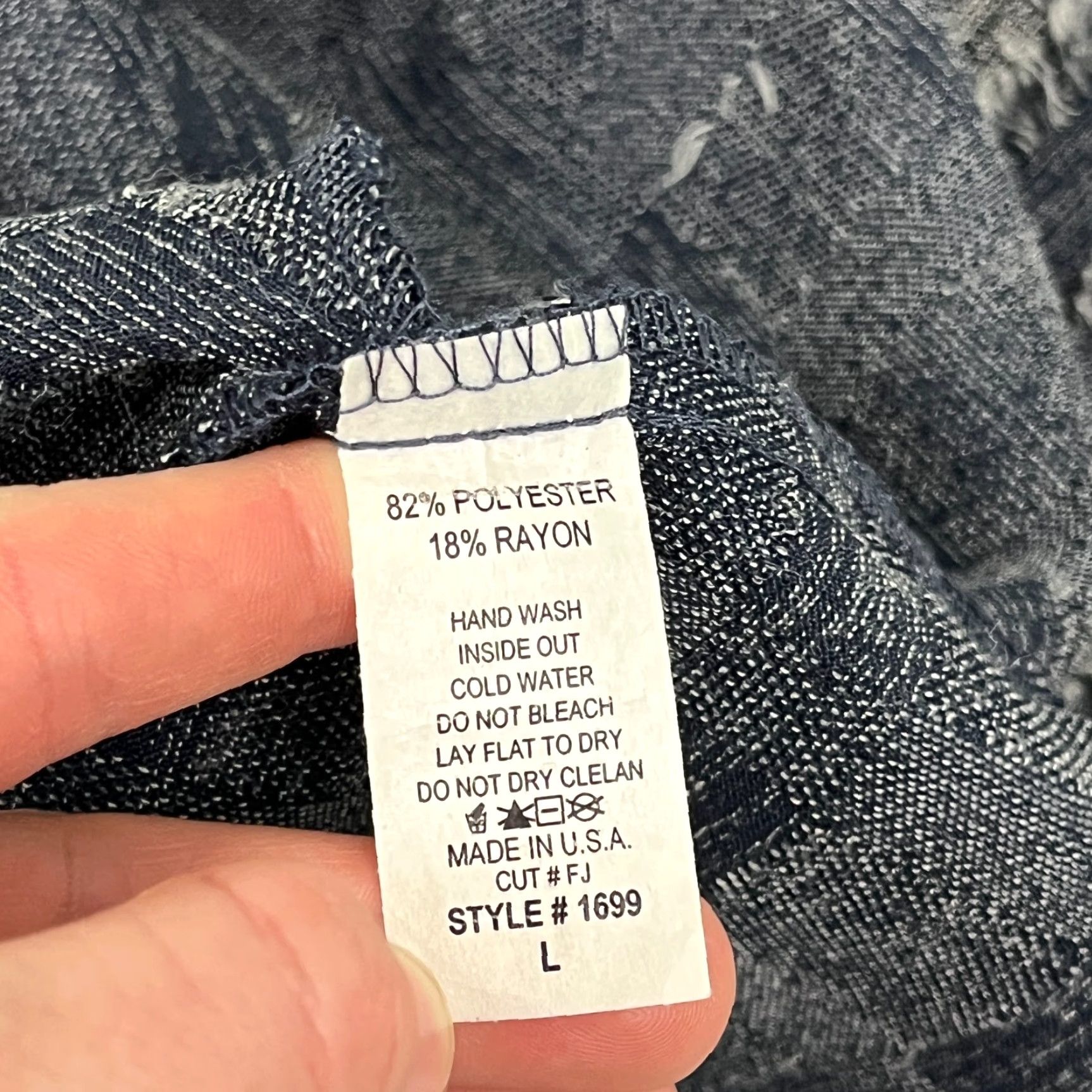 Vintage Yushi Jacket Womens Large Art to Wear Longline Lagenlook Textured Grid Button Jacket Size L / US 10 / IT 46 - 7 Thumbnail