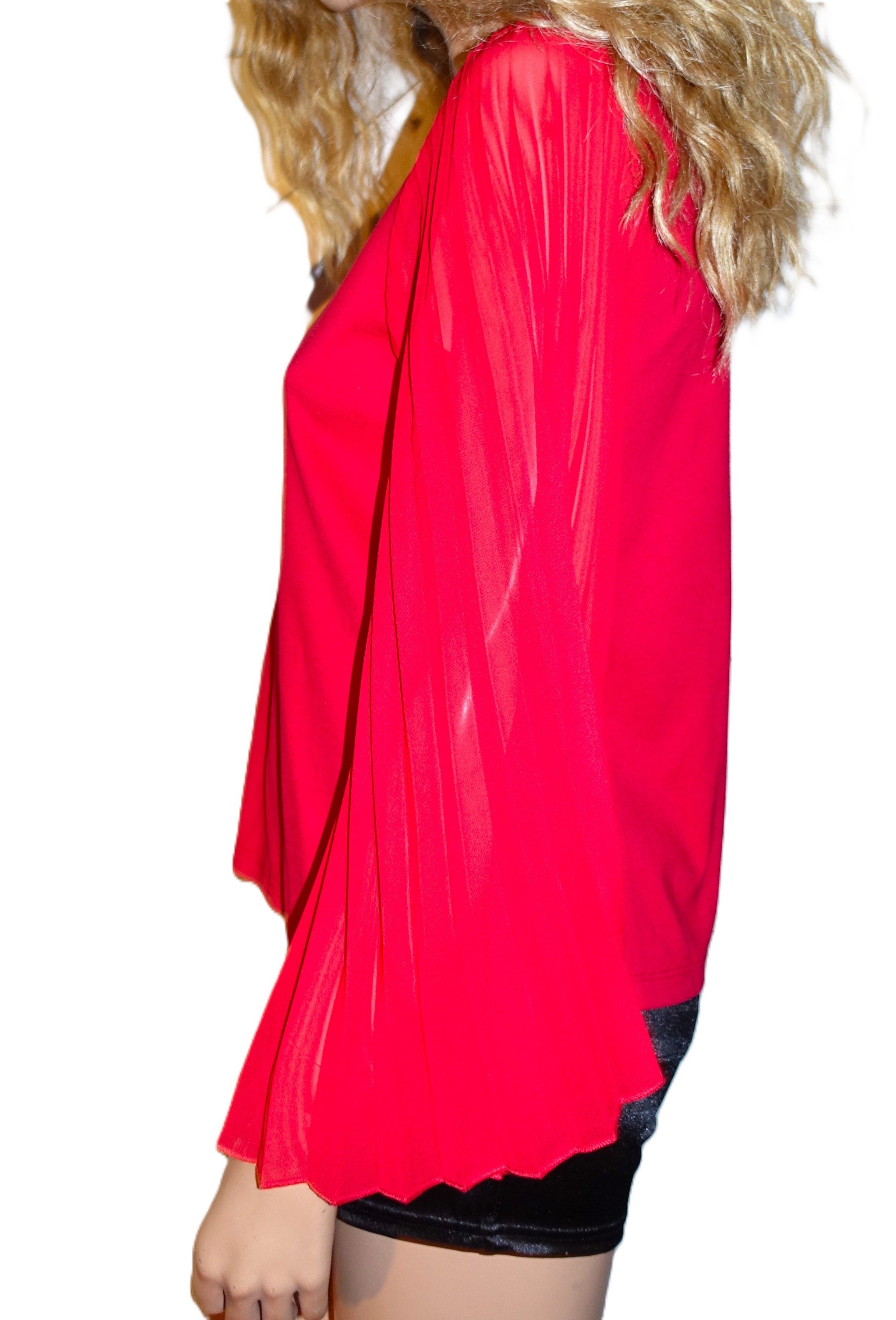 Other W5 Red Bell Sleeve Blouse S NWT Size S / US 4 / IT 40 - 4 Thumbnail