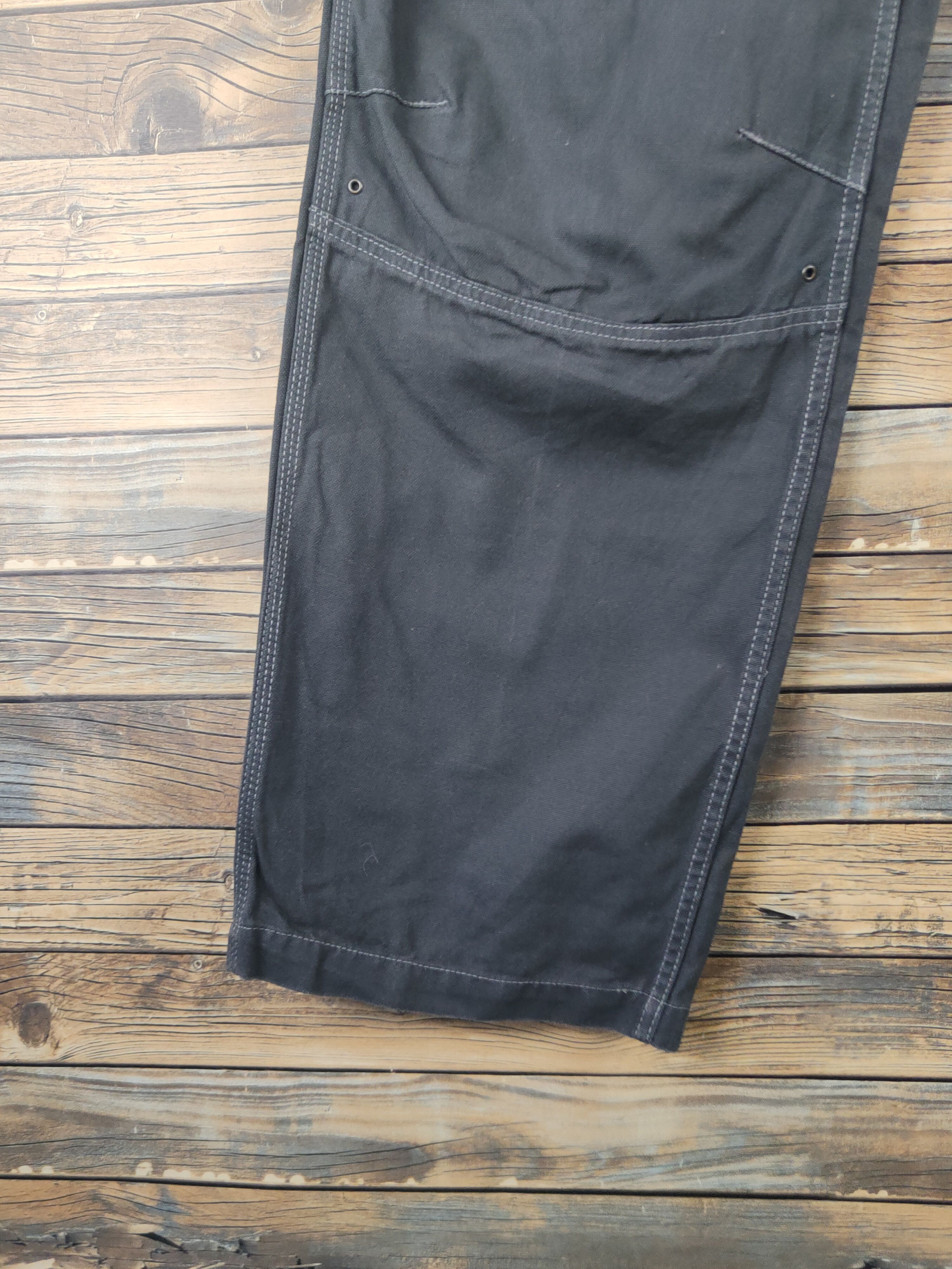 Japanese Brand DL Evenriver Dark Gray Multipocket Cargo Pants #1879 Size US 34 / EU 50 - 4 Thumbnail