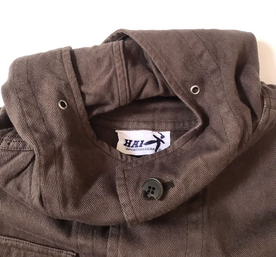 Issey Miyake Vintage hai sporting gear hooded hunting jacket Size US M / EU 48-50 / 2 - 4 Thumbnail