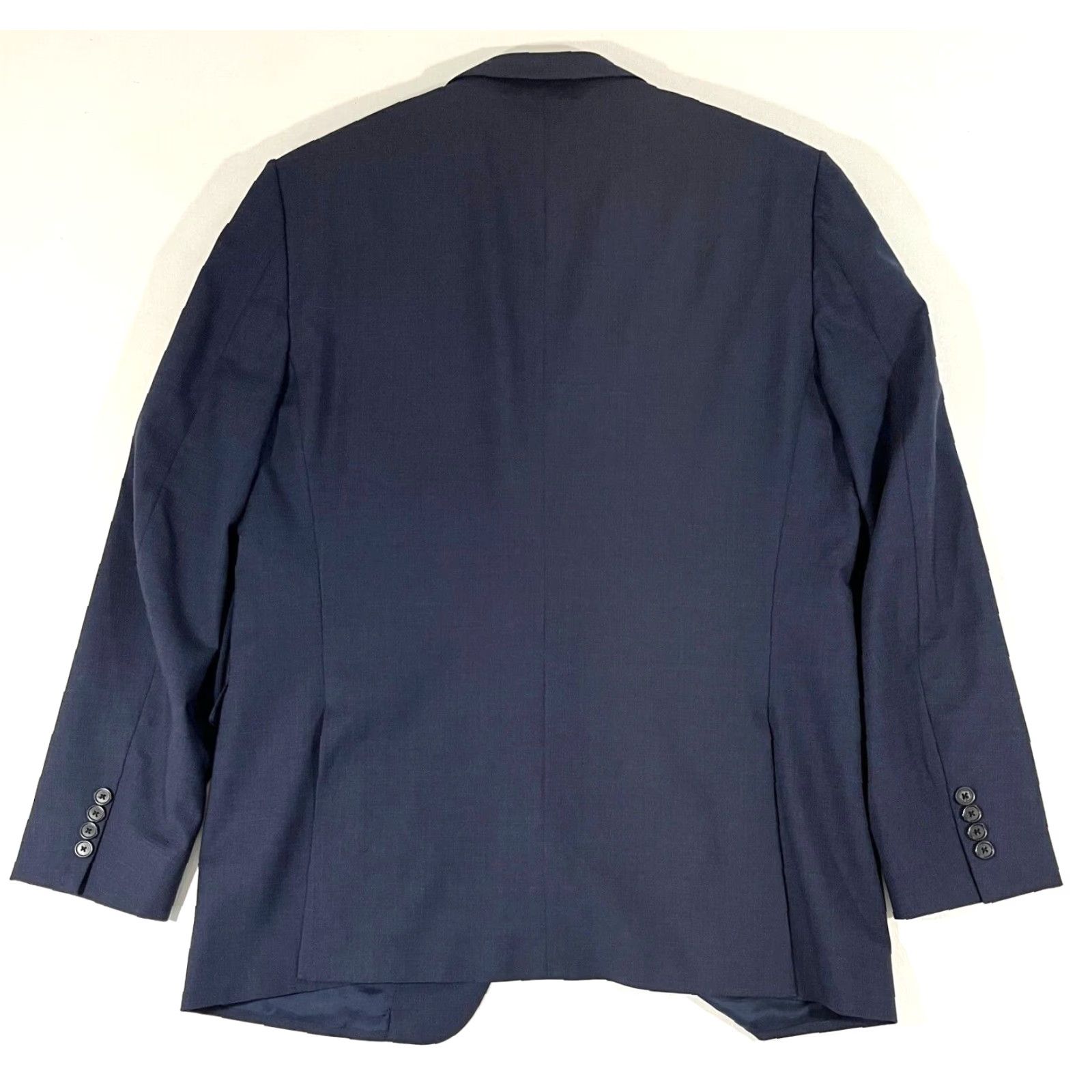 Ermenegildo Zegna Ermenegildo Zegna Z Zegna Wool Suit Jacket Navy 44R Regular Men's Jacket Two-Button Navy Z Zegna 54R US 44R Vintage/Classic Men’s Suit Jacket Size 42R - 4 Thumbnail