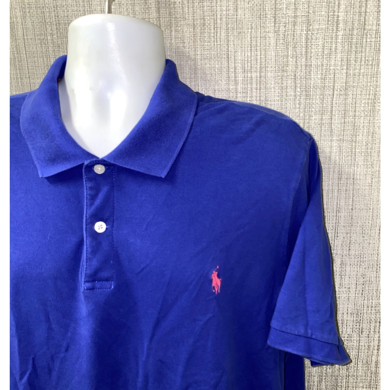 Polo Ralph Lauren Polo Ralph Lauren Polo Golf Shirt Mens 2XL Blue Short Sleeve Golf Polo Shirt Regular Fit Size 2XL Size US XXL / EU 58 / 5 - 2 Thumbnail