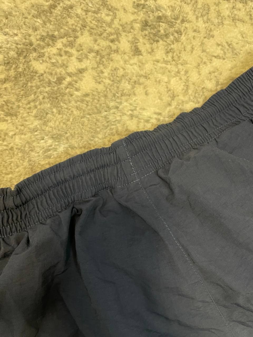 Nike Vintage 90s Nike Nylon Track Pants Navy Blue, Red Swoosh Size US 31 - 8 Thumbnail