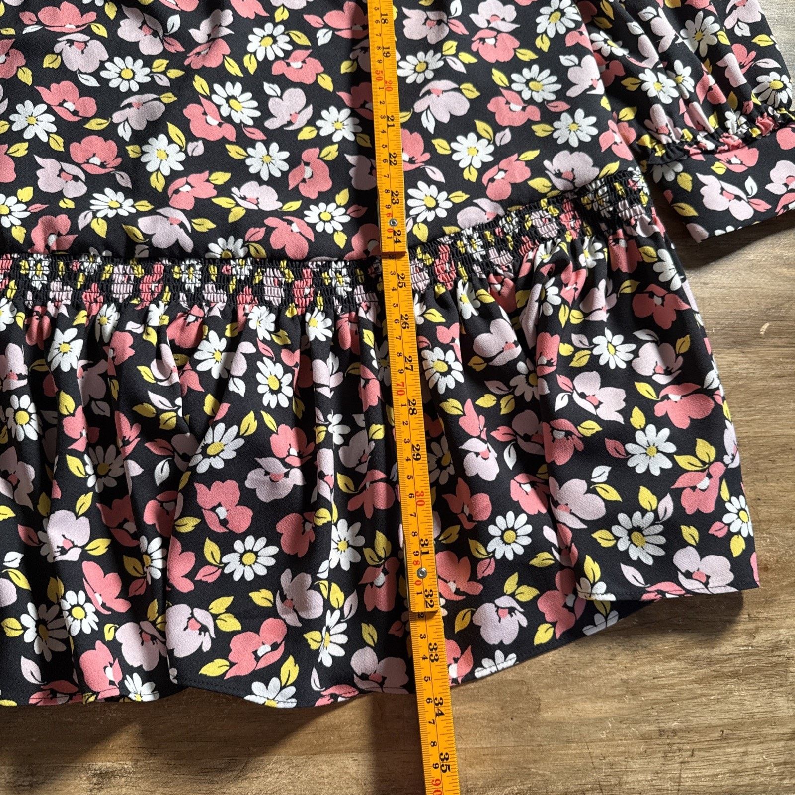 Kate Spade Kate Spade Day Trip Floral Shift Dress M smock ruffle Size M / US 6-8 / IT 42-44 - 10 Thumbnail