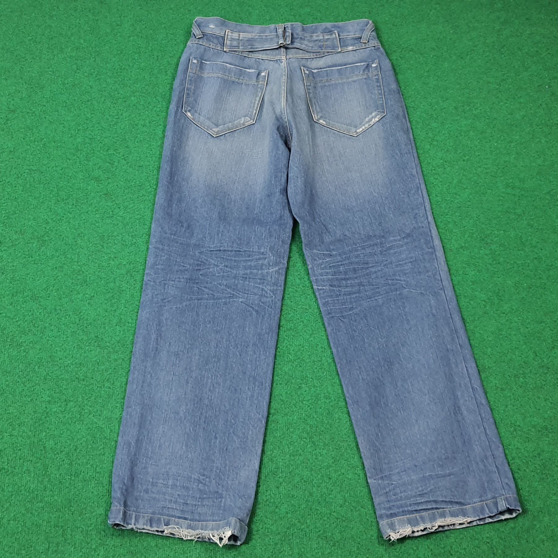 Number (N)ine Vintage Number Nine Japan Straight Denim Jeans C272N4 Size US 33 - 3 Thumbnail