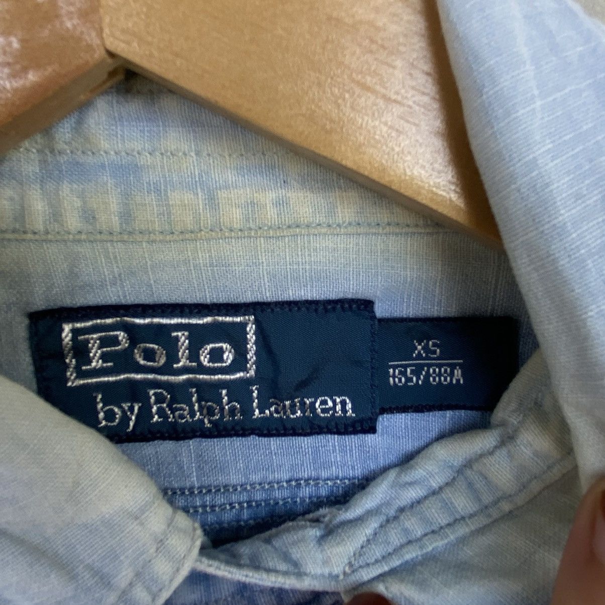 Other Vintage Polo BY Ralph Lauren With Long Sleeve Shirt Blue Size US XS / EU 42 / 0 - 7 Thumbnail