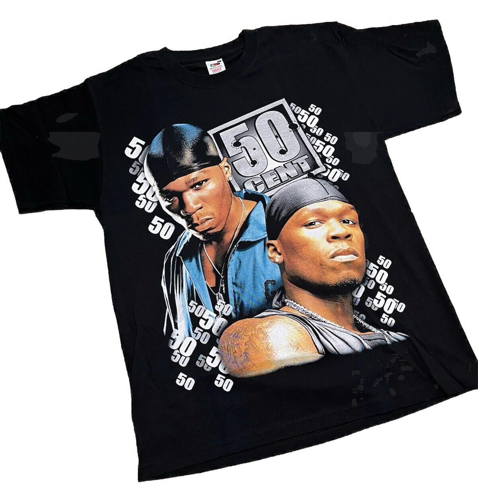 The Unbranded Brand Vintage 2000s 50 Cent T-Shirt Large y2k Deadstock Size US L / EU 52-54 / 3 - 1 Thumbnail