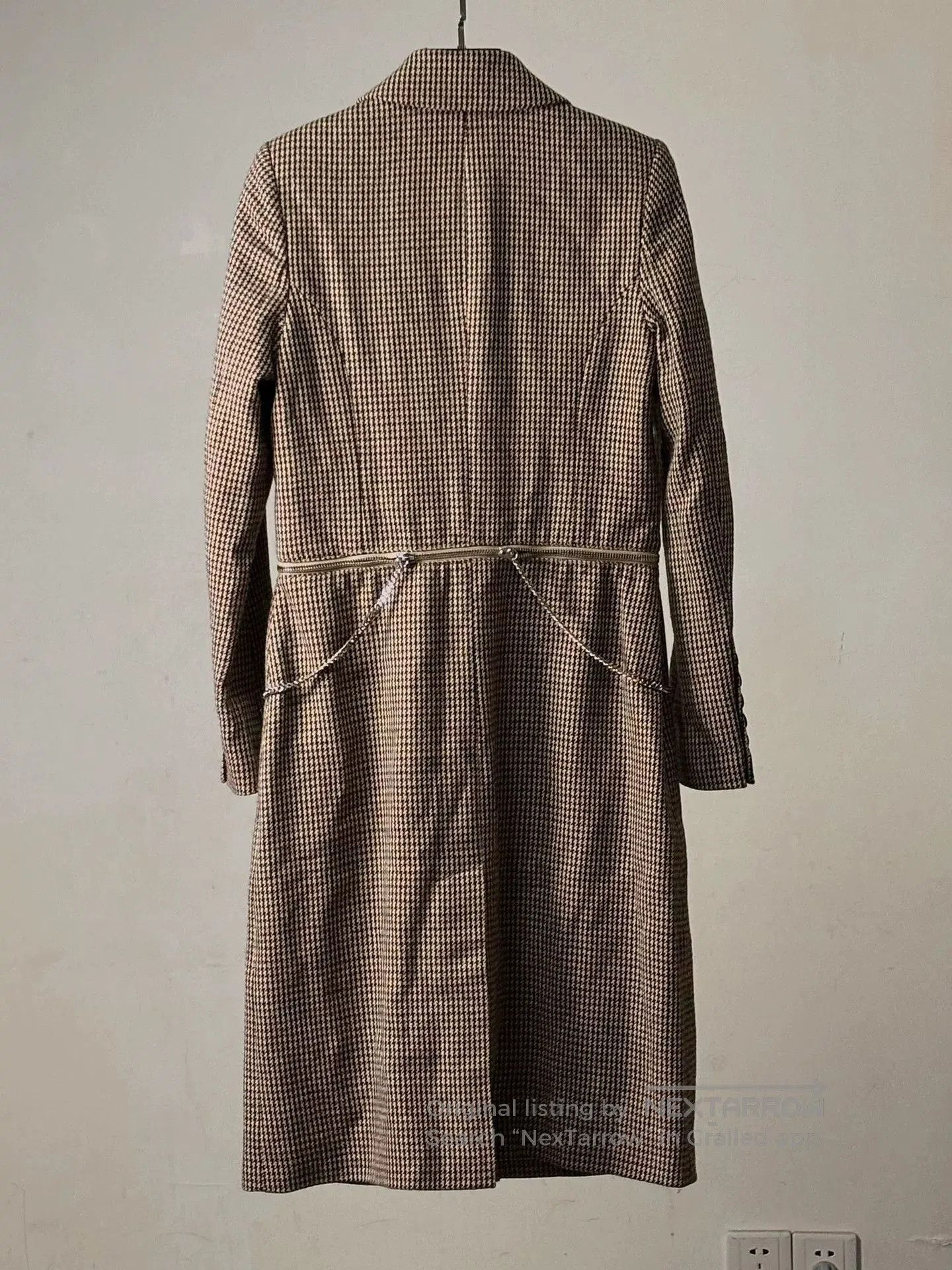 McQ Alexander McQueen Alexander McQueen Houndstooth Wool Blend Coat. Size M / US 6-8 / IT 42-44 - 5 Thumbnail