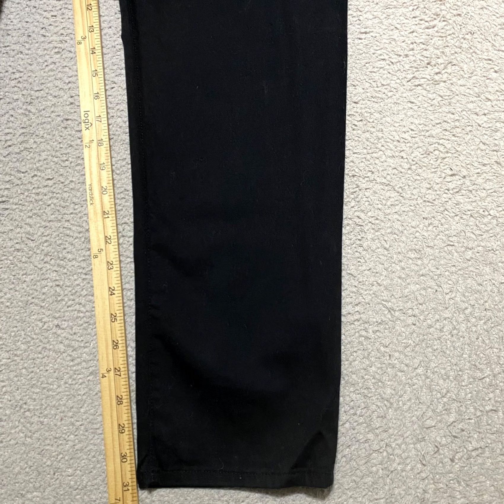 Talbots Talbots Womens Jeans 20 Tall Black Dark Wash High Rise Slim Ankle Straight Size 42" / US 20 - 6 Thumbnail