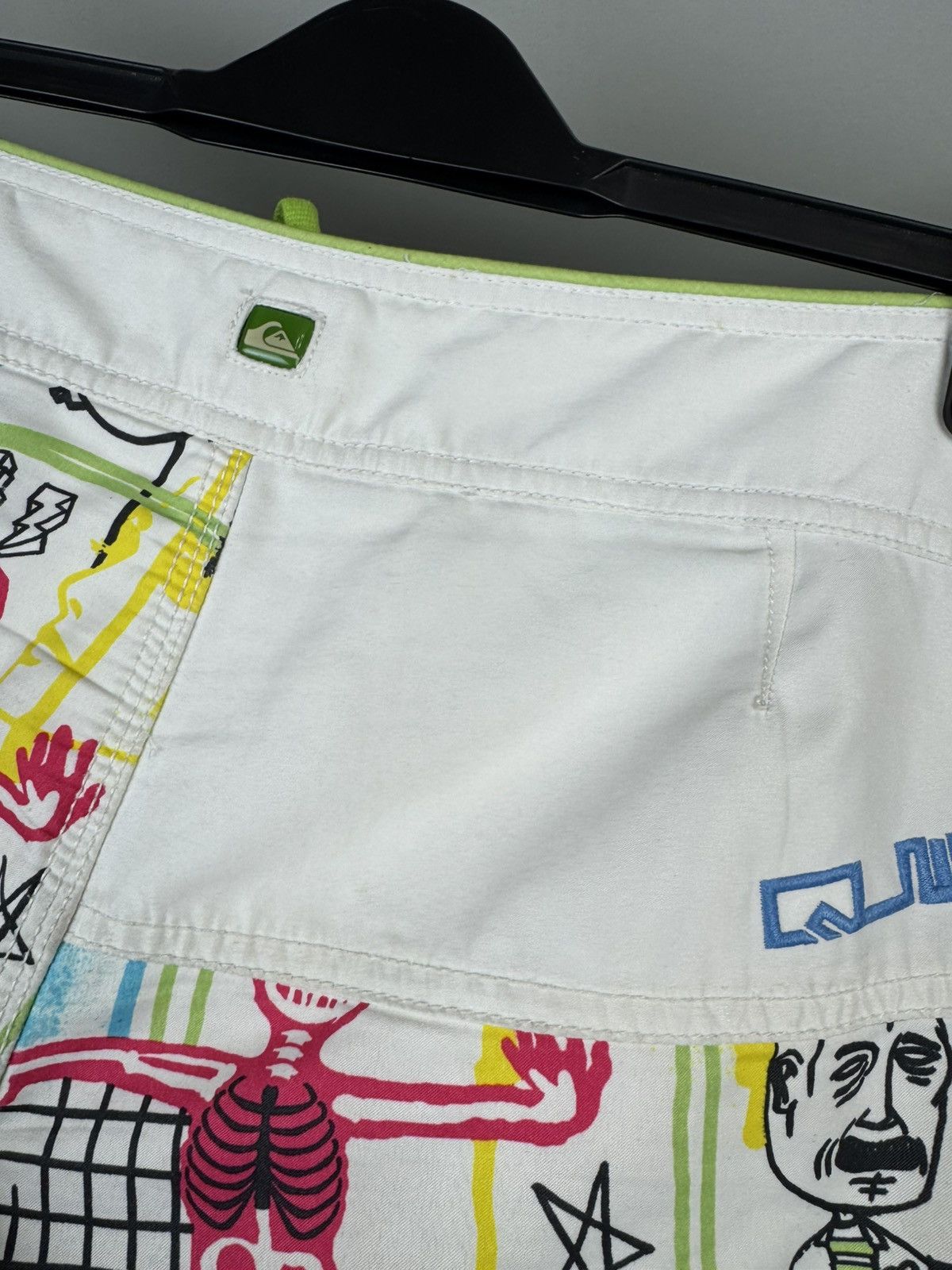 Quiksilver Quiksilver Off The Lip Board Shorts Swim Trunks Graffiti Y2K Size US 34 / EU 50 - 17 Thumbnail