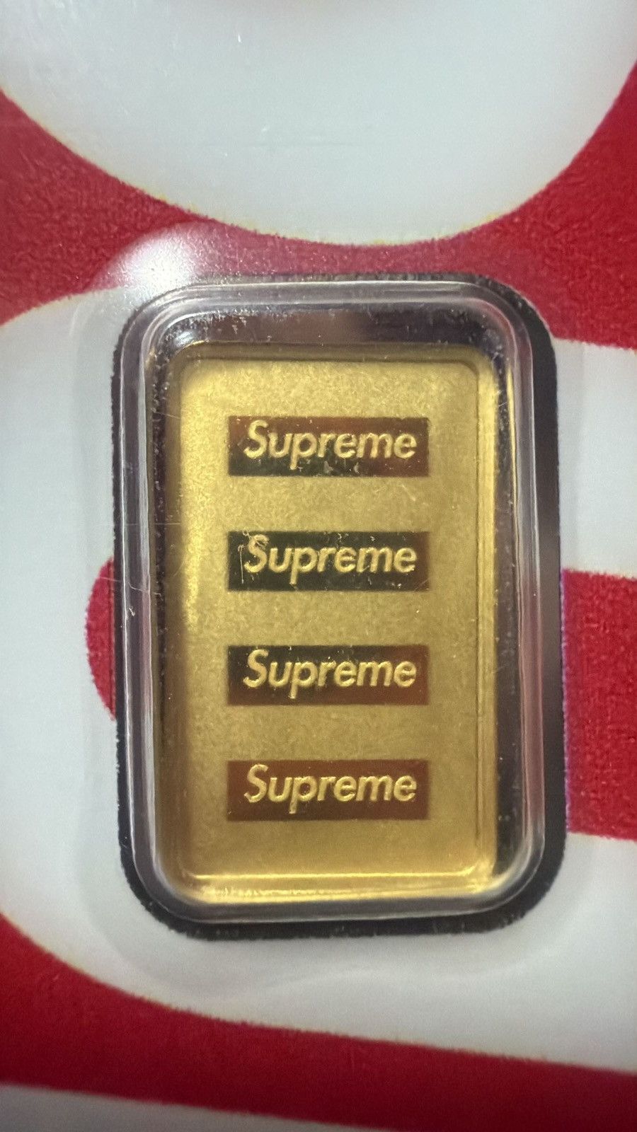 Supreme Supreme PAMP Suisse Gold Bar 1g Size ONE SIZE - 1 Preview