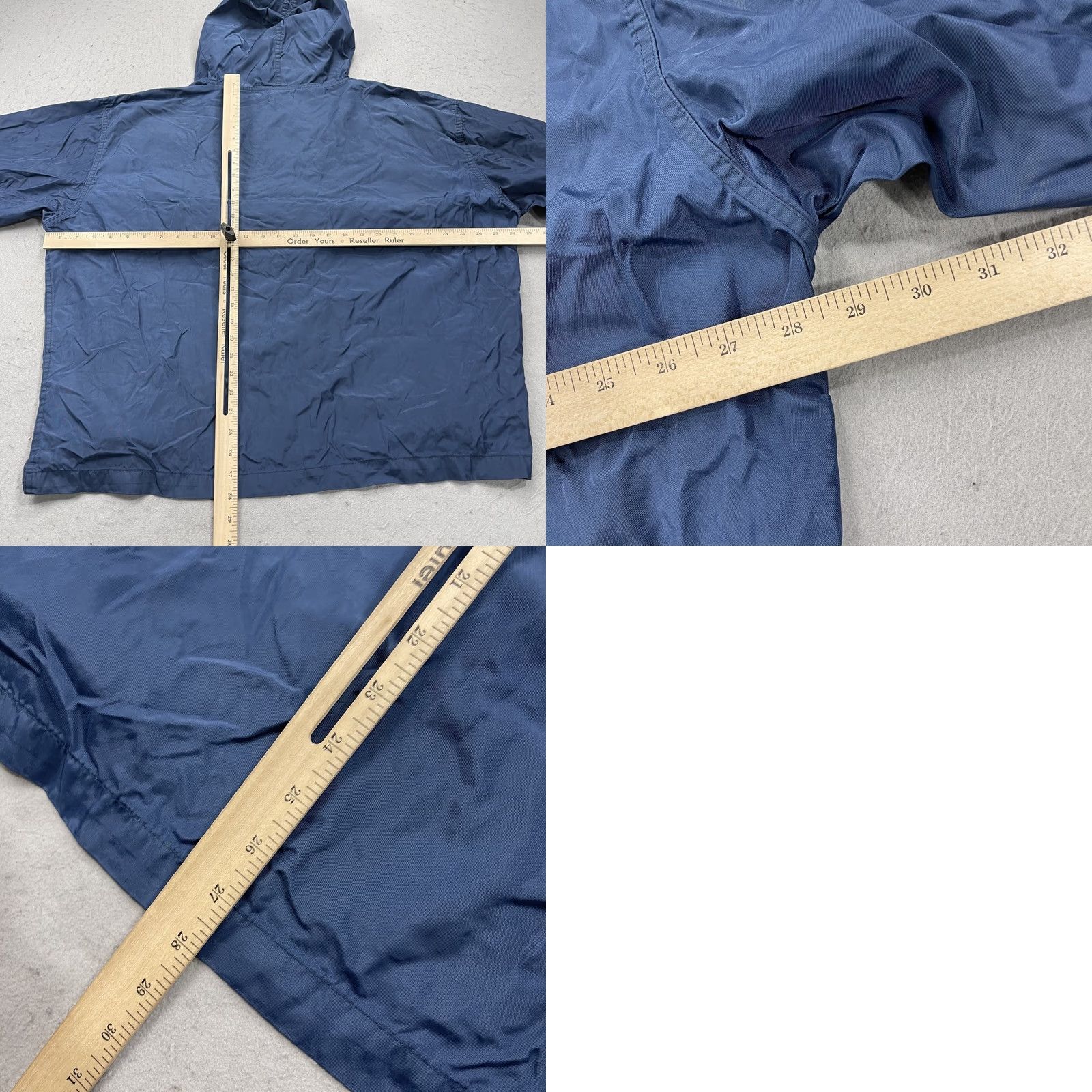 Napapijri VINTAGE Napapijri Geographic Jacket Mens 2XL Blue Anorak Hooded Zip Flag Logo Size US XXL / EU 58 / 5 - 9 Thumbnail