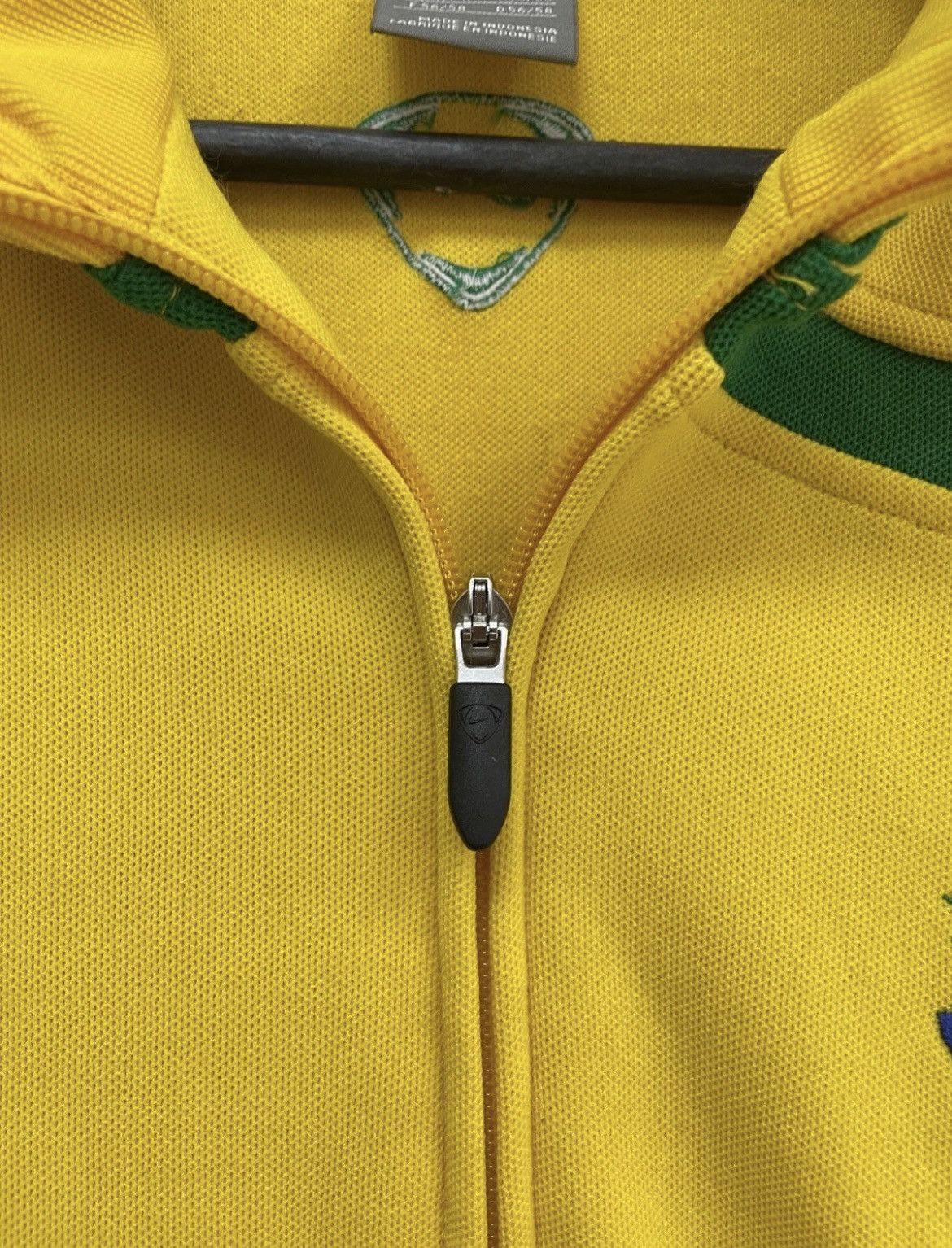 Nike Nike Brazil 2008 Home Football Track Jacket National Team Size US XL / EU 56 / 4 - 7 Thumbnail