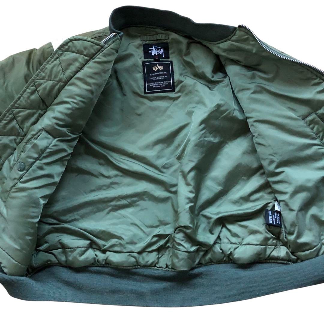 Stussy 25th Anniversary Alpha Fragment MA-1 Bomber Jacket