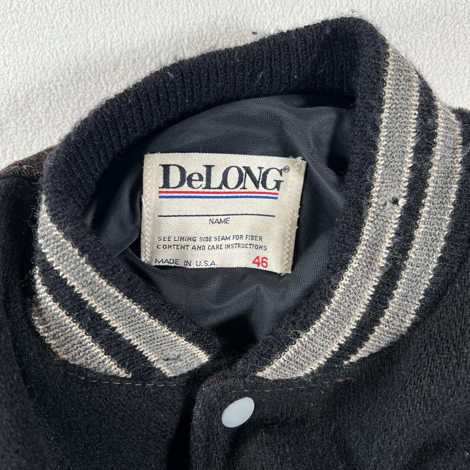 NFL Vintage 90s Los Angeles Raiders NFL Delong Varsity Jacket Size US L / EU 52-54 / 3 - 2 Thumbnail