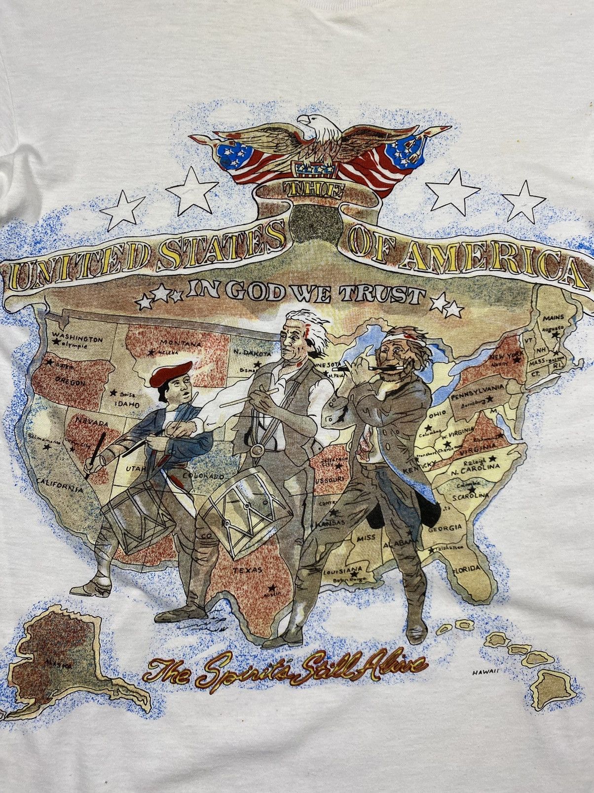 Other Vintage 90s Native Americans Indian Spirit Still Alive Tee Size US L / EU 52-54 / 3 - 8 Thumbnail