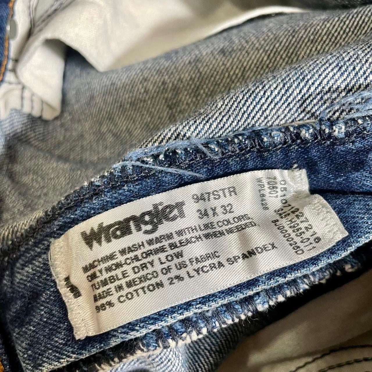 Wrangler Vintage Wrangler Jeans - Size 34 x 32 Size US 34 / EU 50 - 6 Thumbnail