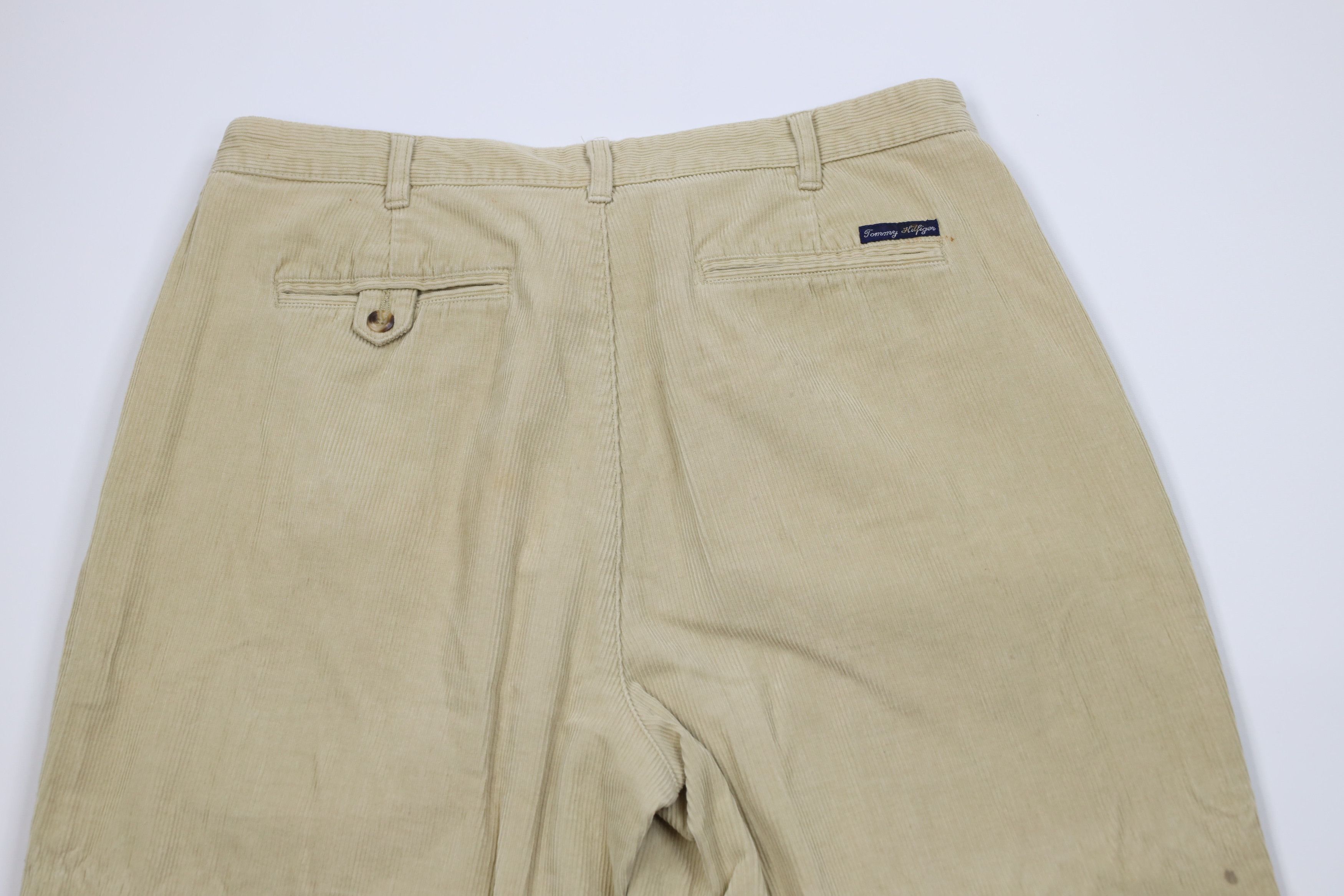 Tommy Hilfiger Vintage 90s Tommy Hilfiger Golf Wide Leg Corduroy Pants Size US 36 / EU 52 - 10 Thumbnail