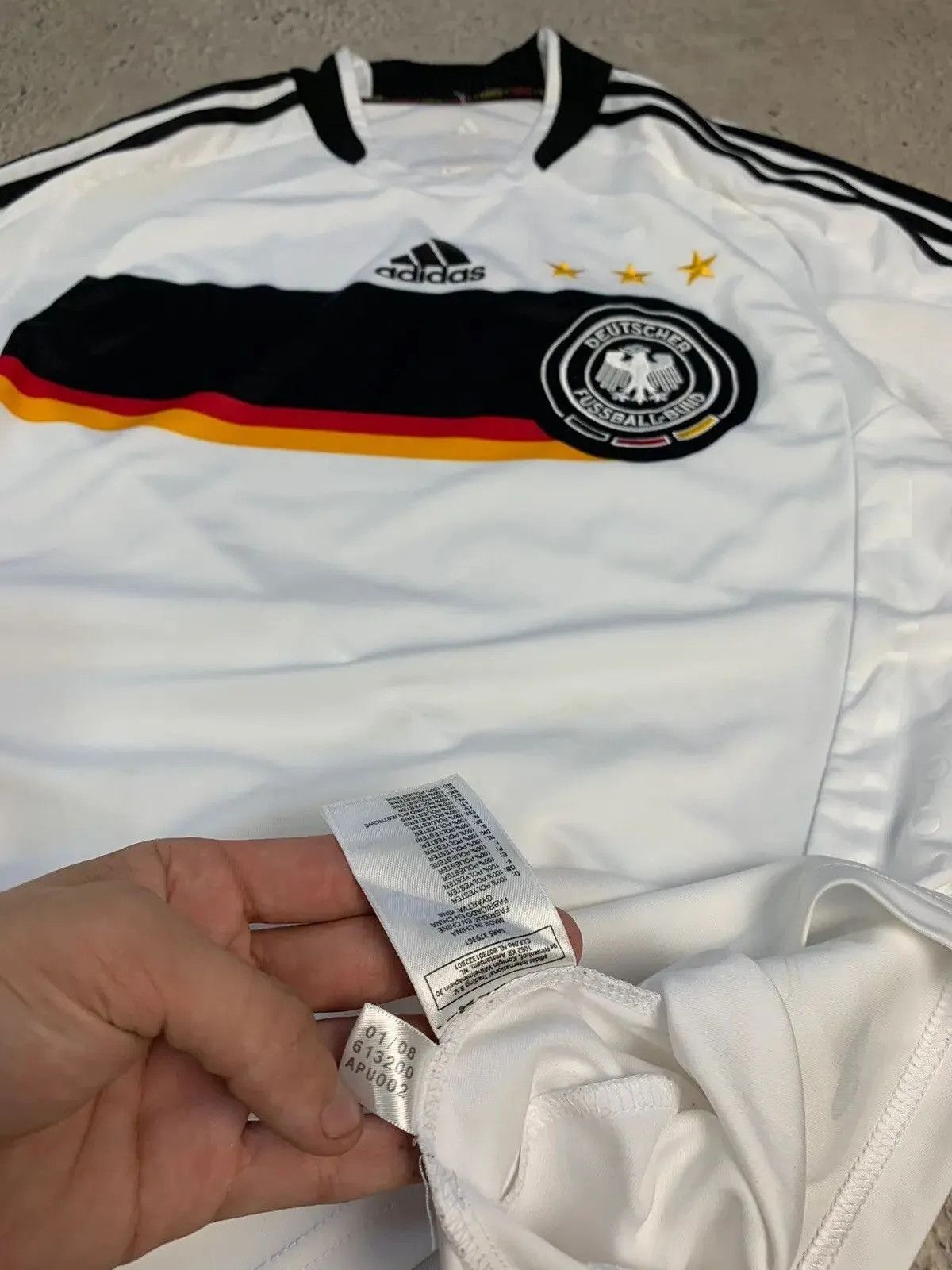 Adidas × Vintage Vintage Y2K blokecore 2008/9 Adidas Germany jersey Soccer Size US M / EU 48-50 / 2 - 6 Thumbnail