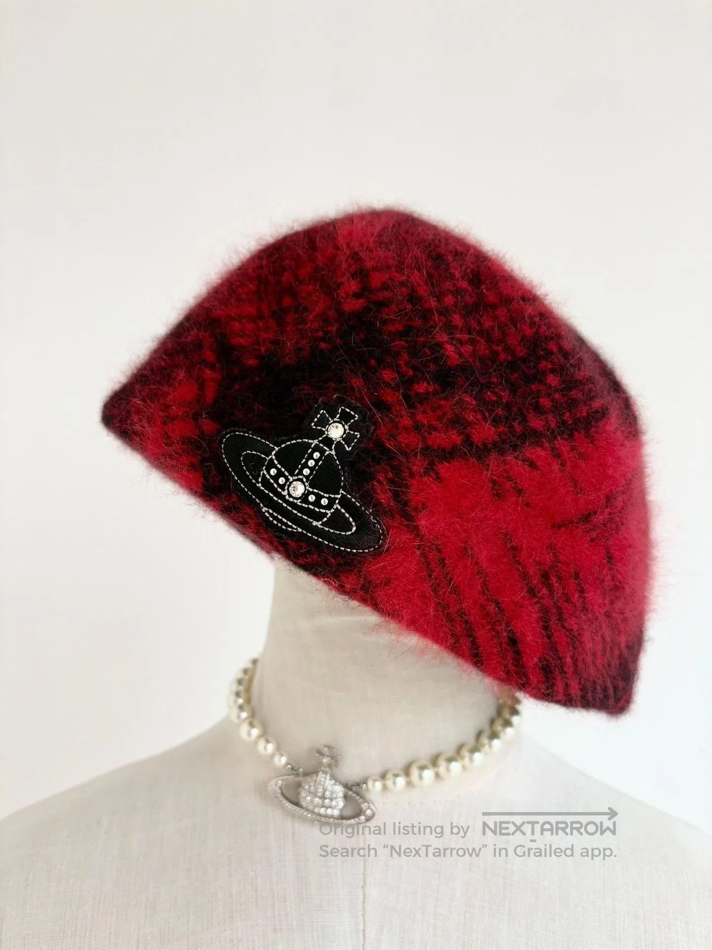 Vivienne Westwood Vivienne Westwood Vintage Plaid Saturn Beret. Size ONE SIZE - 1 Thumbnail