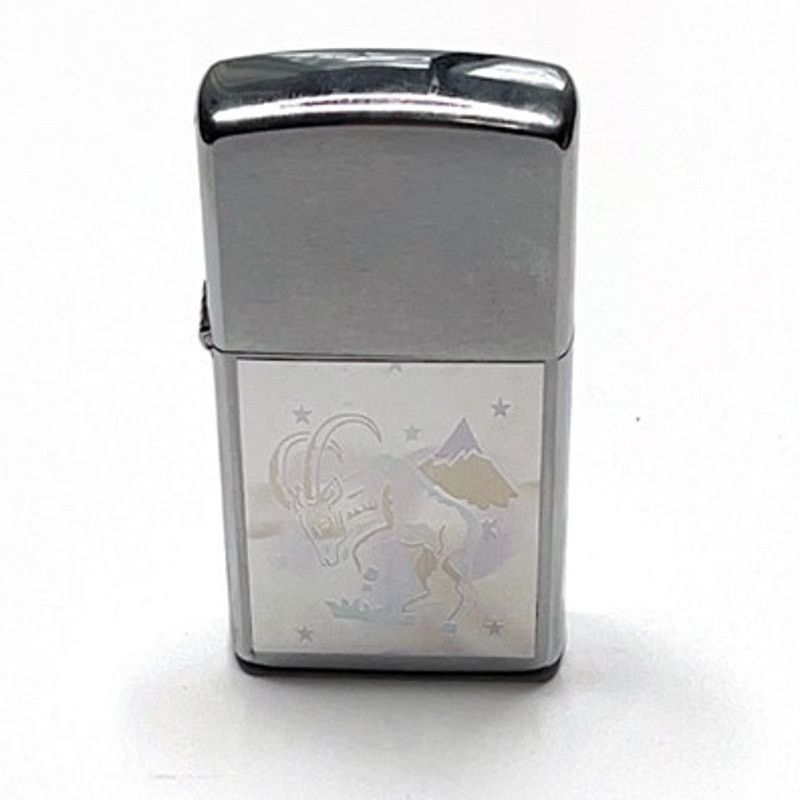 Zippo VINTAGE ZIPPO - Aries Zodiac - 1992 High Polish Chrome NIB Size ONE SIZE - 6 Thumbnail