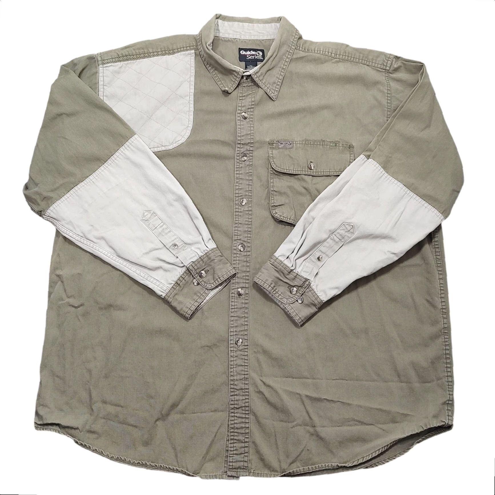 Vintage VINTAGE Gander Mountain Shooting Shirt Mens 2XL Green Guide Series L/S Button Down Shirt Size US XXL / EU 58 / 5 - 2 Thumbnail