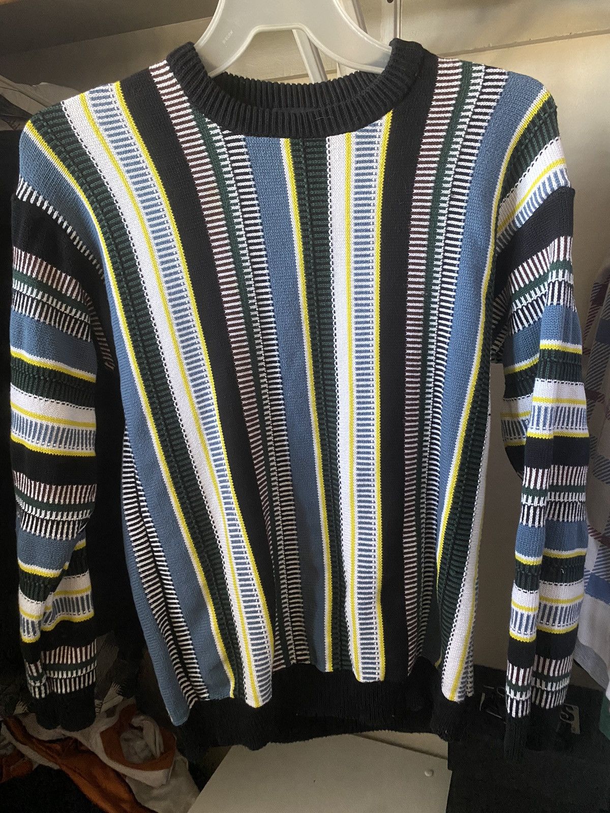Japanese Brand × Vintage Stripe sweater Size US M / EU 48-50 / 2 - 1 Thumbnail