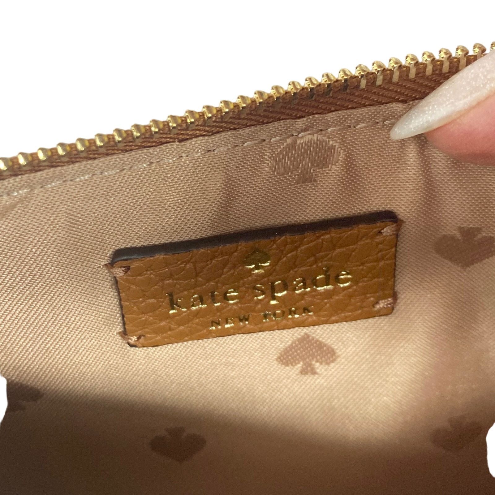 Kate Spade Kate Spade Leila Convertible Wristlet Purse in Brown K6088 Size ONE SIZE - 6 Thumbnail