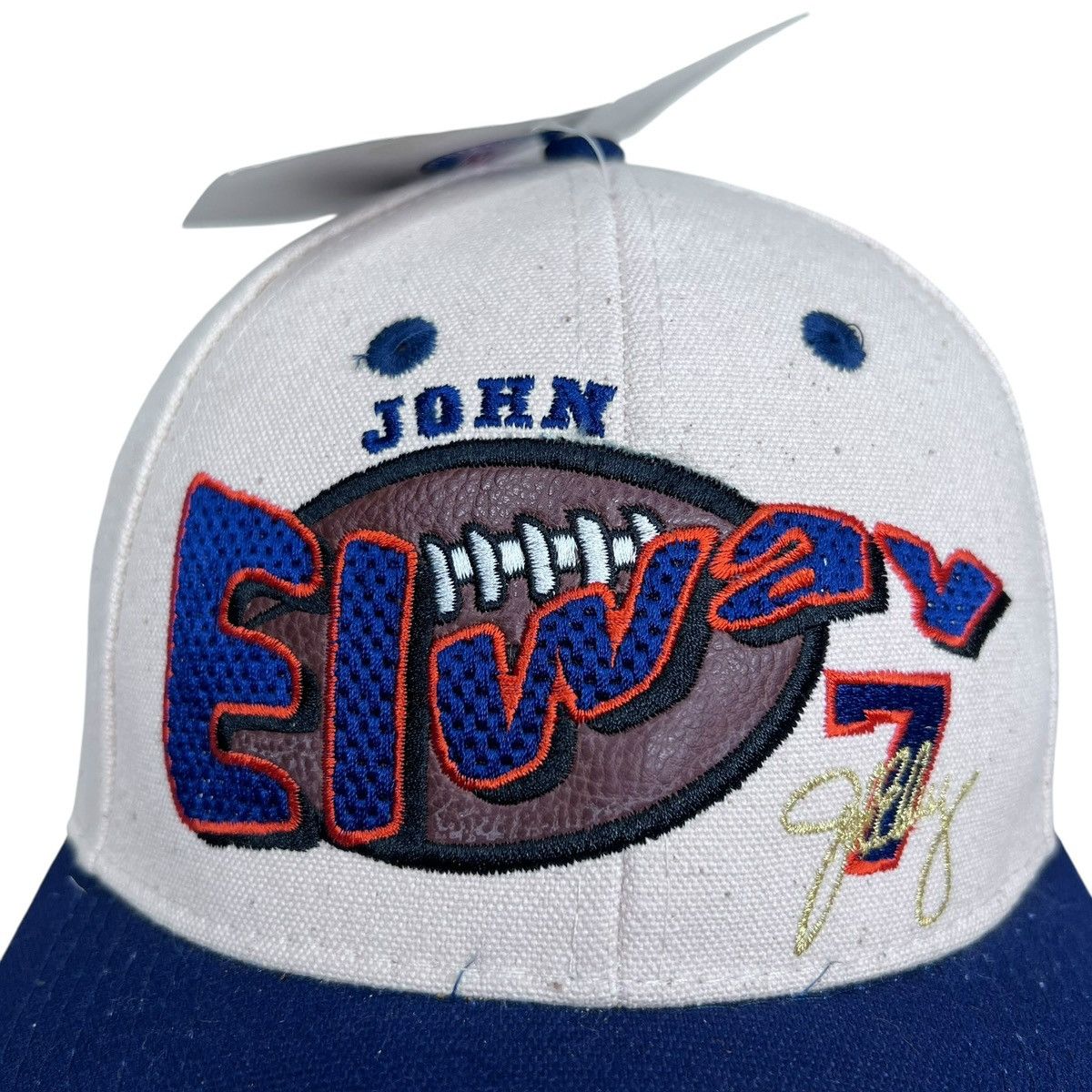 NFL NWT Vintage NFL Denver Broncos John Elway QB Club Snapback Size ONE SIZE - 6 Thumbnail